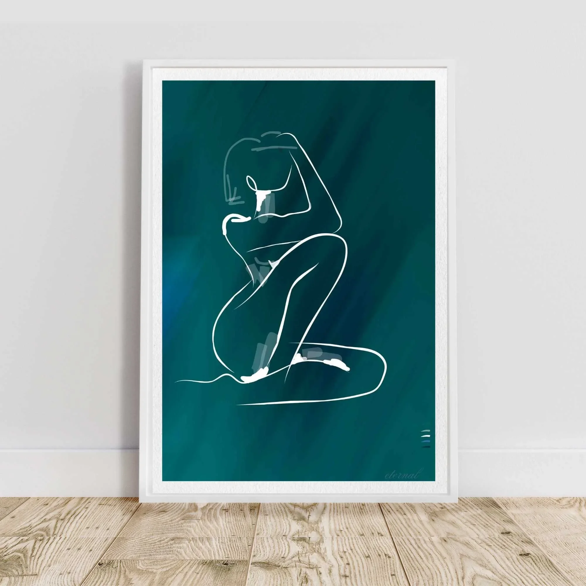 white framed blue figure print N10035 cnr_converted.webp