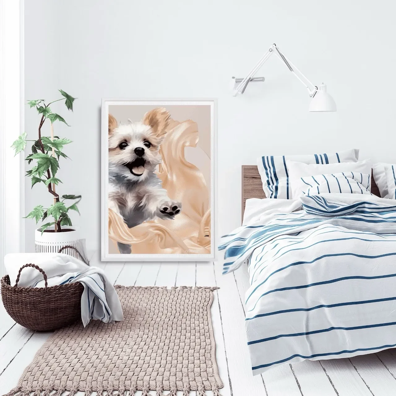 white-framed-cute-dog-print1.-A10024 Large_converted.webp