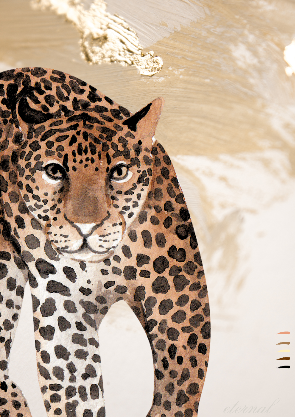 Cheetah Big Cat Wall Art Print - Sydney Artist, Eternal Art Prints