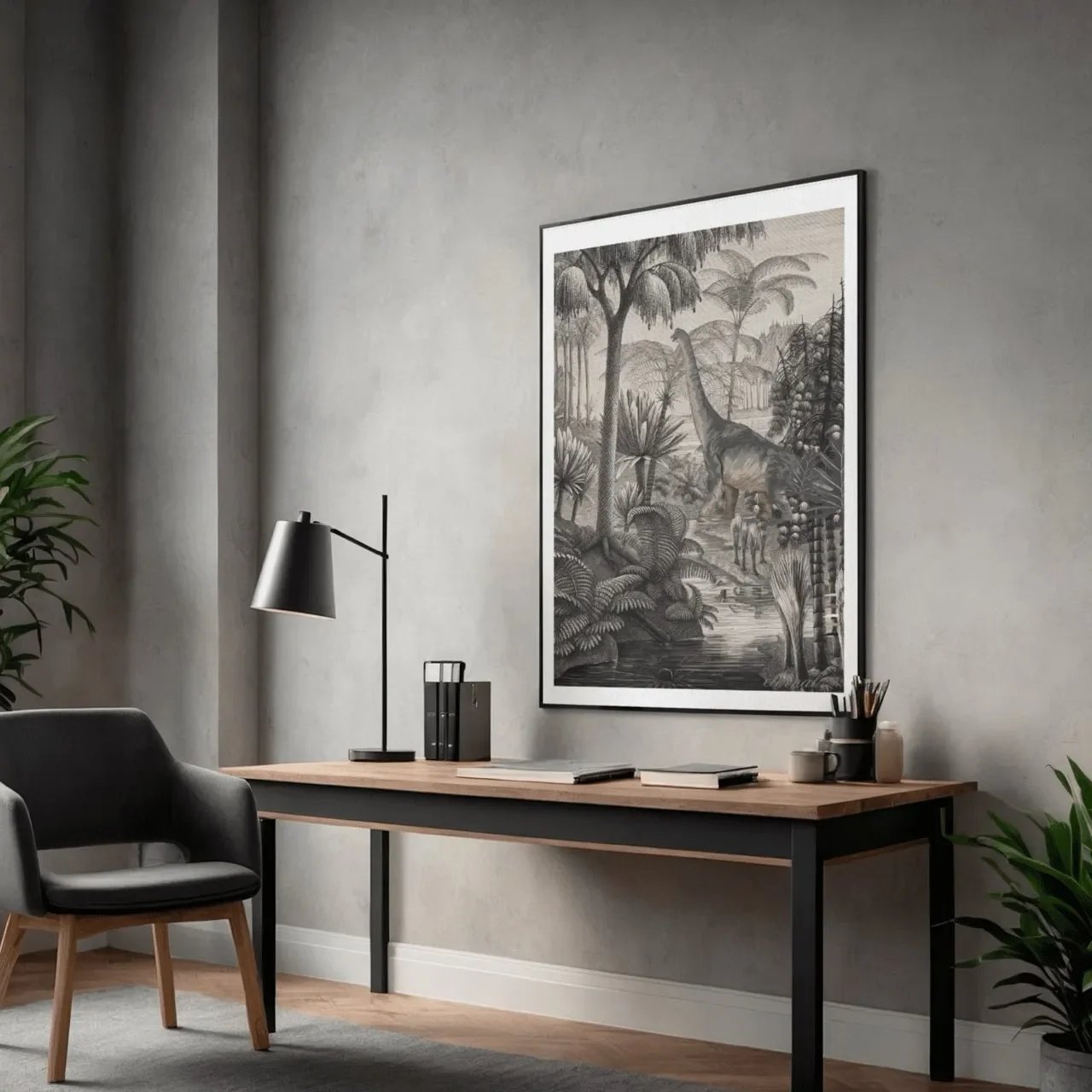 black-framed-brontosaurus-print1.-A10009- Large_converted.webp