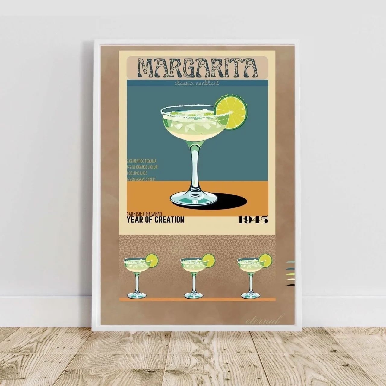 white framed margarita print I10081 Large cnr_converted.webp