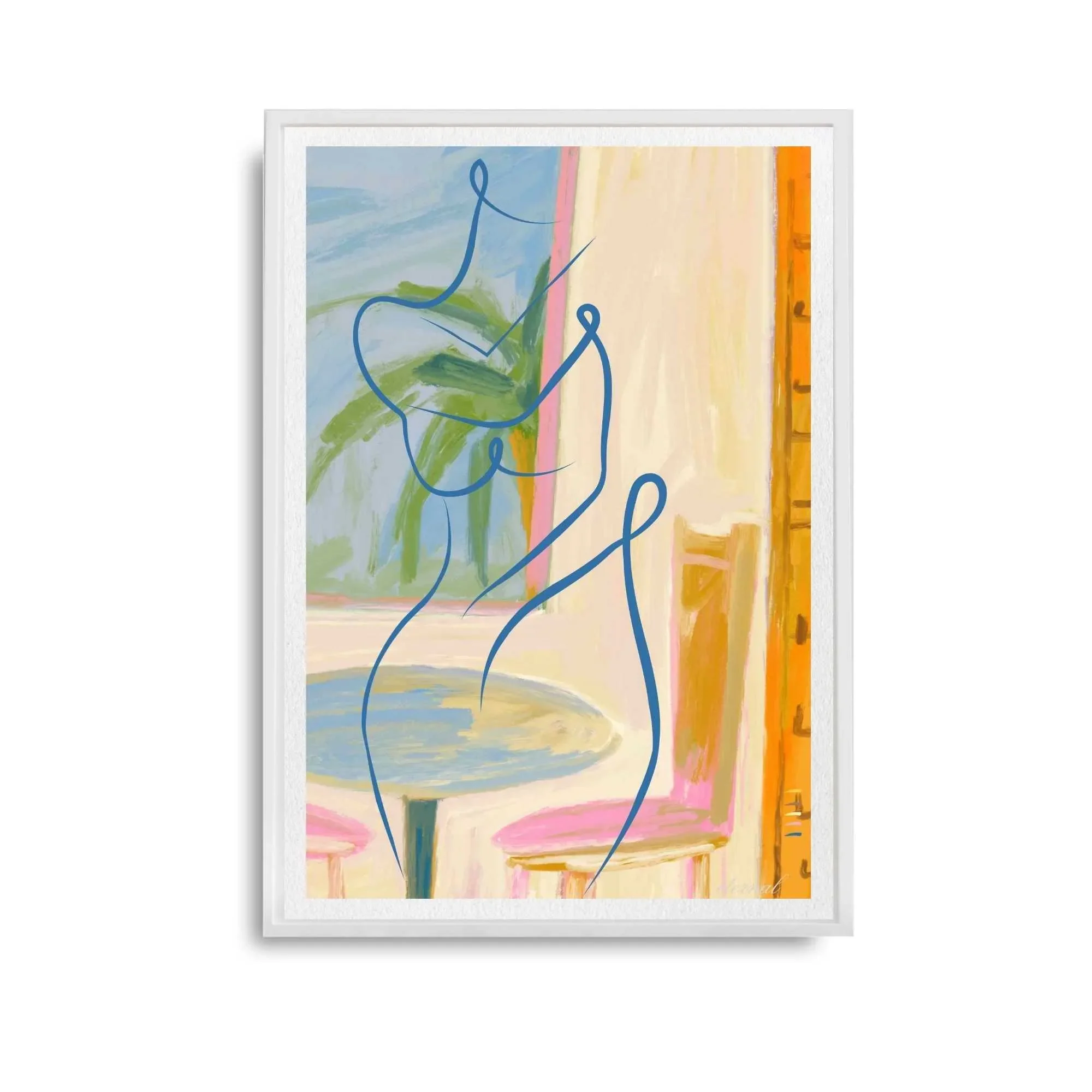 white framed figure print N. N10014 wht bg_converted.webp