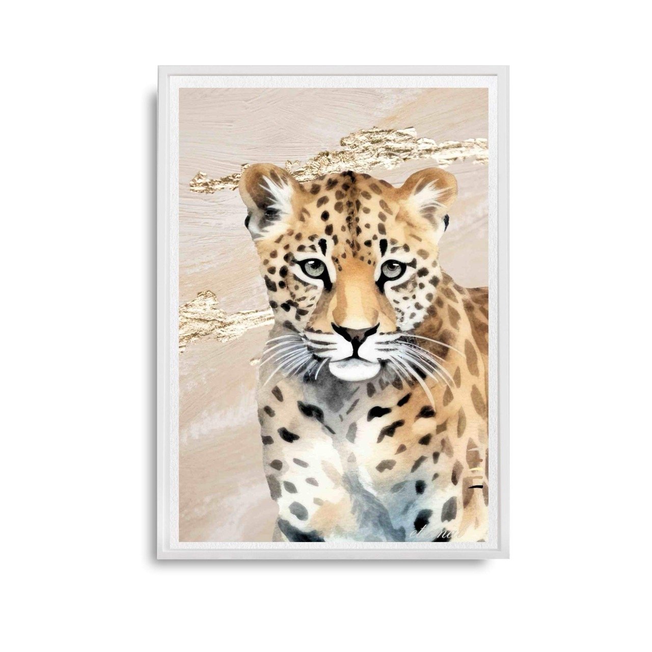 Leopard Cub Wall Art Print - Sydney Artist, Eternal Art Prints - Eternal Art & Design