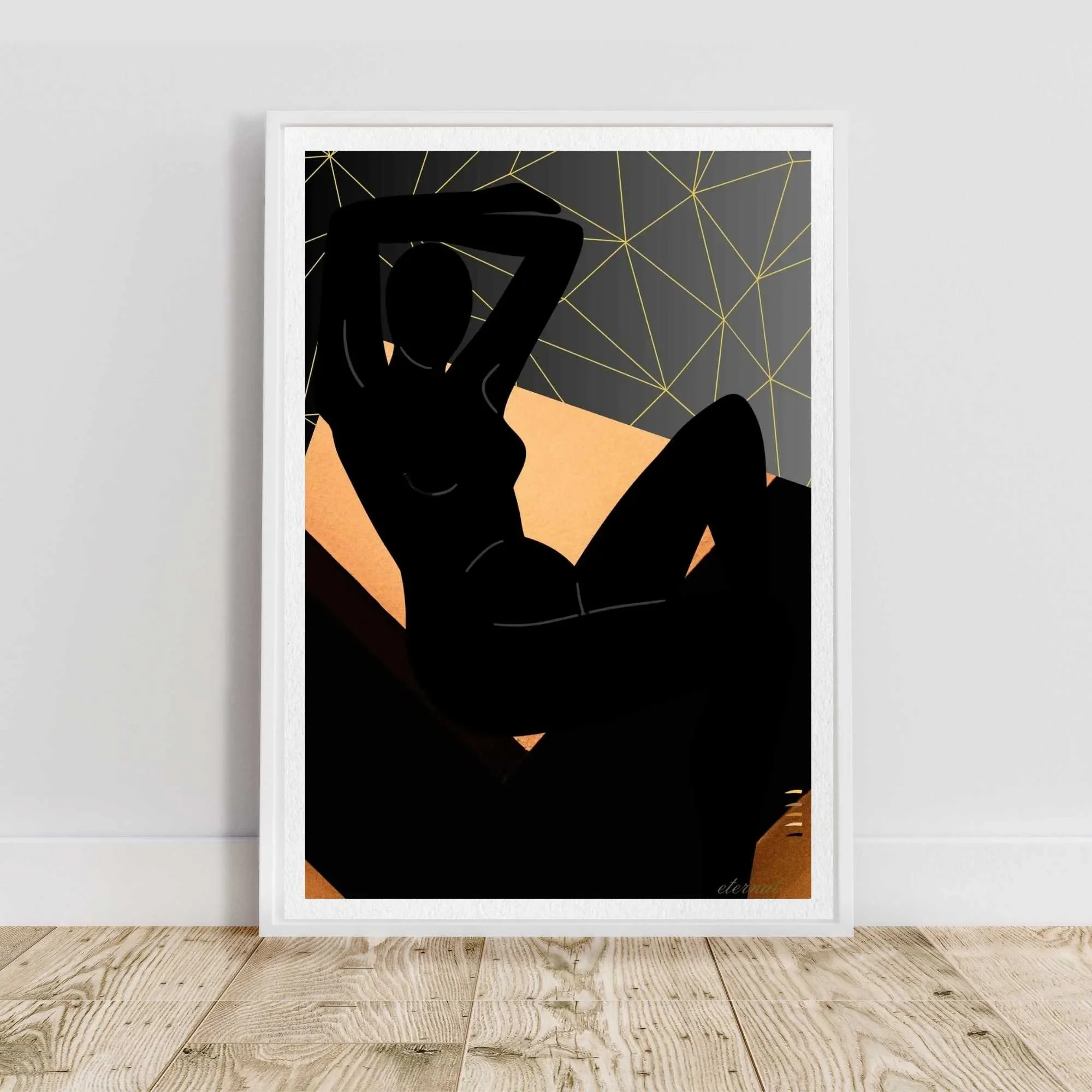 white framed nude sketch  N10018 cnr_converted.webp