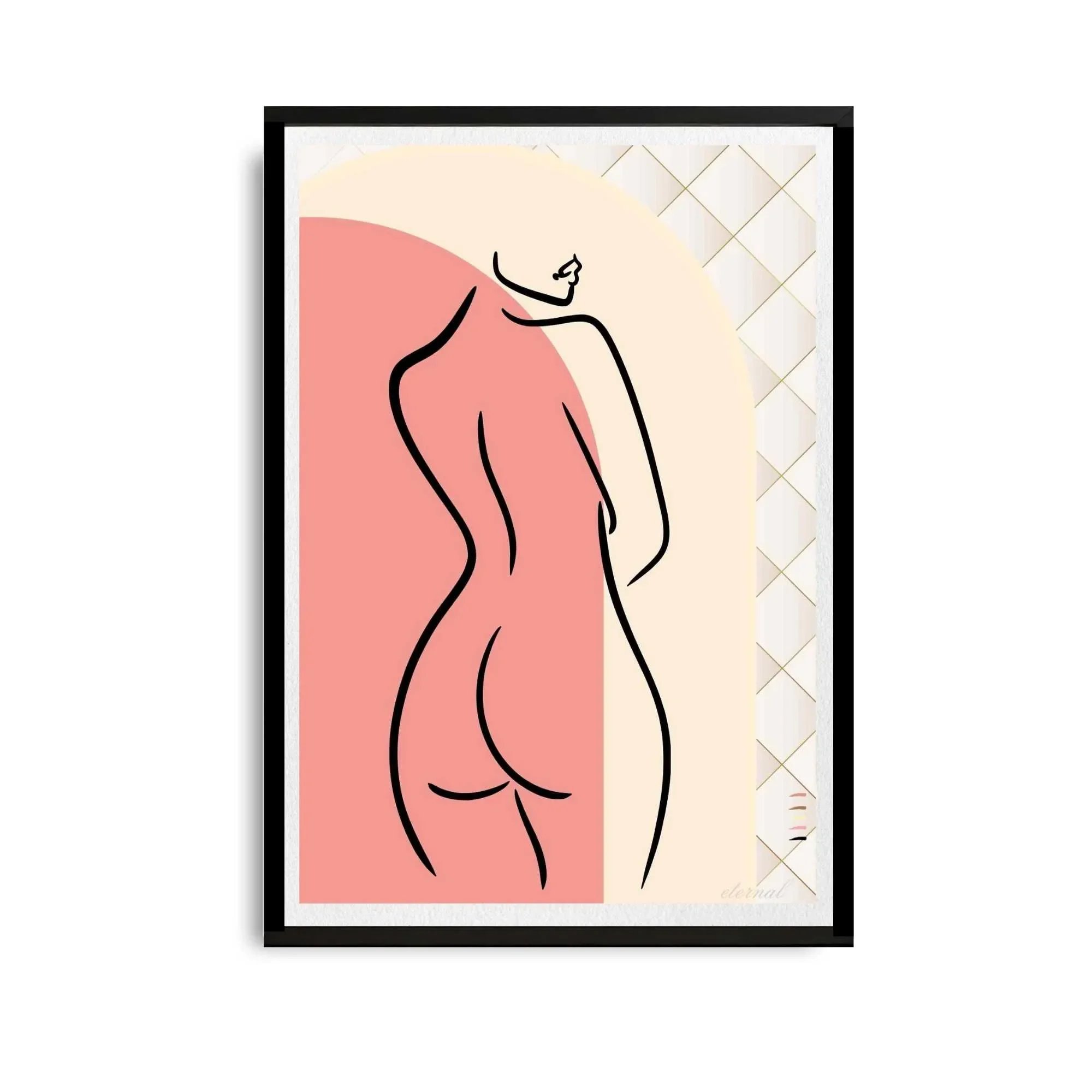 black framed figure print. N10030 wht bg_converted.webp