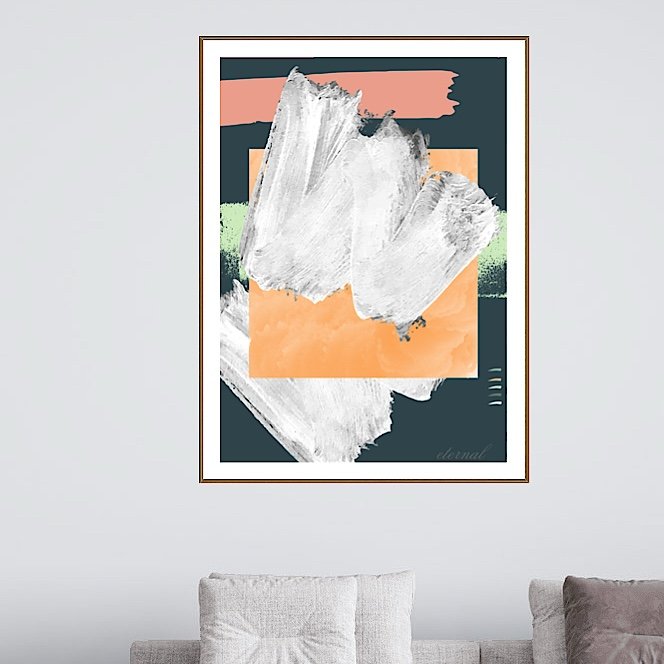 Vivid Harmony 2 Abstract Art Print- Sydney Artist, Eternal Art & Design - Eternal Art & Design