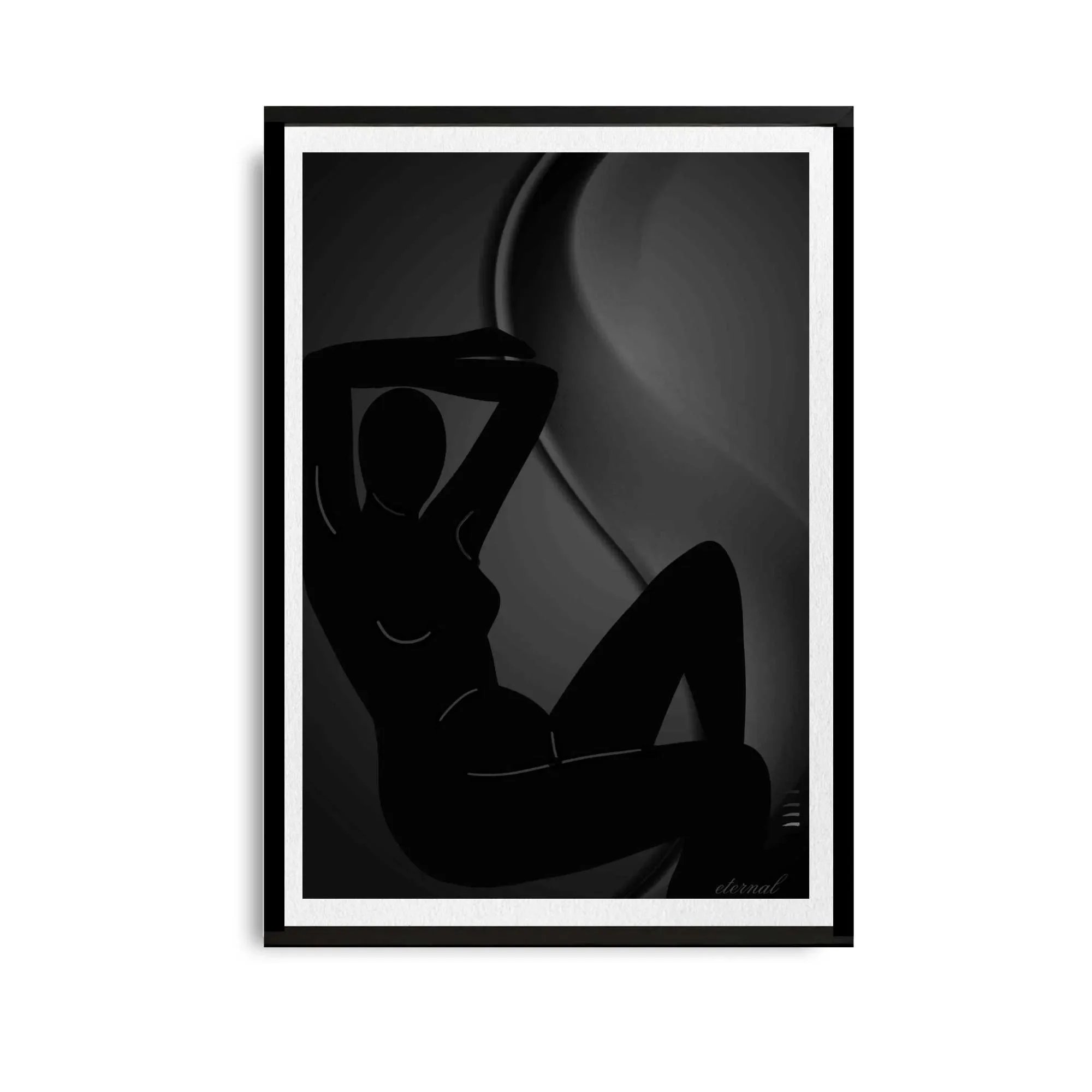 black framed figure print. N10020 wht bg_converted.webp