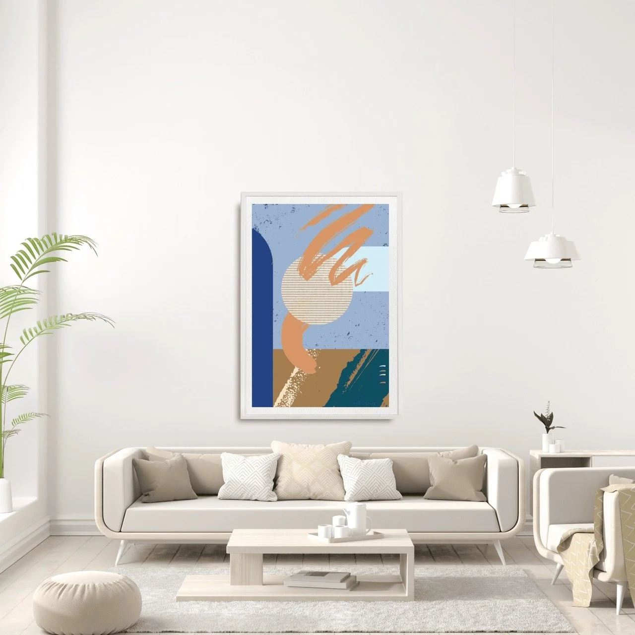 Modern Abstract Brushstrokes Art Print - Sydney Artist, Eternal Art Prints - Eternal Art & Design