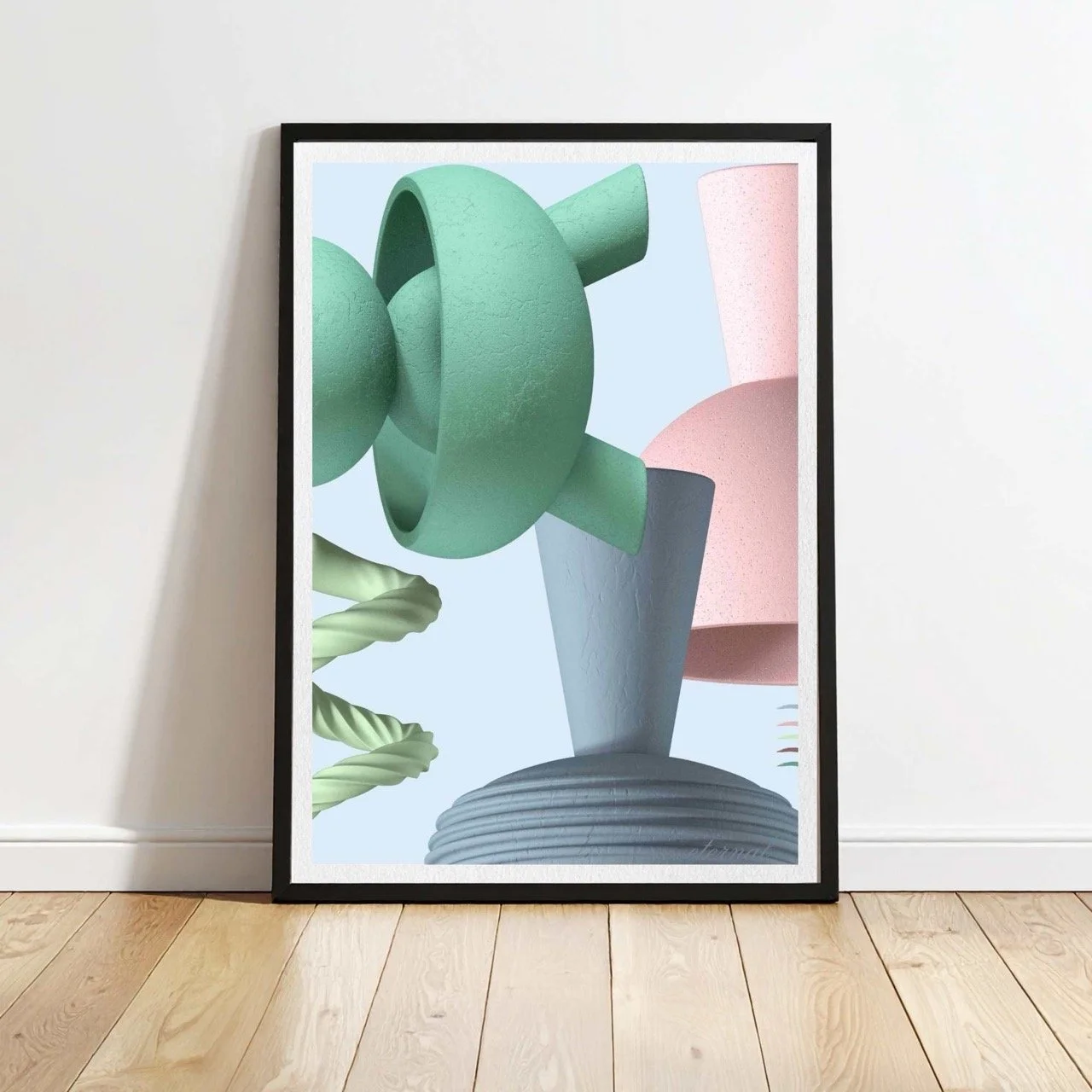 Modern Abstract Forms 2 Art Print- Sydney Artist, Eternal Art Prints