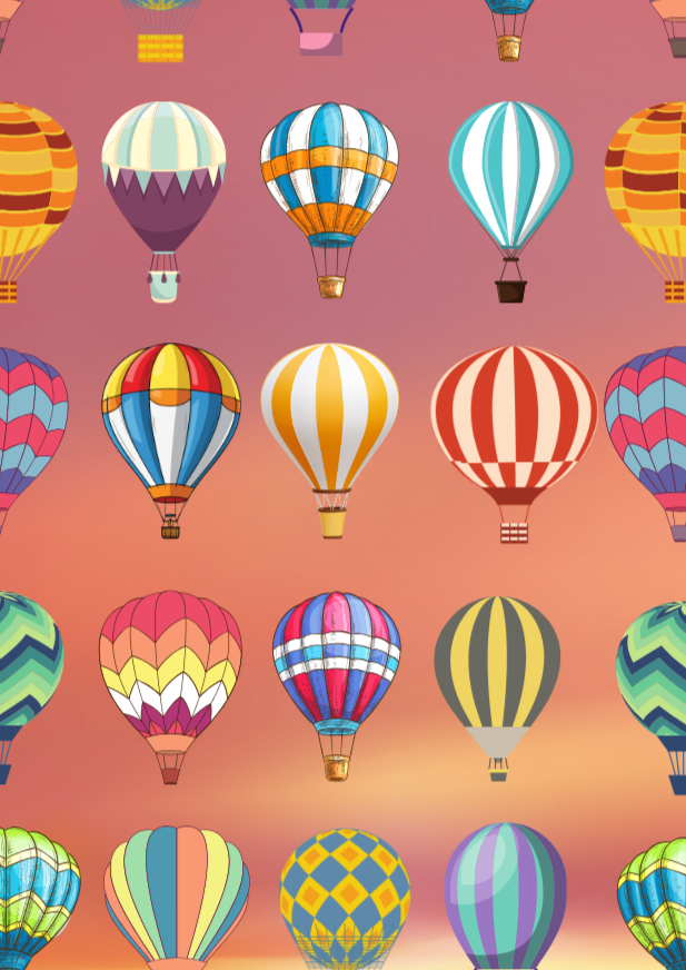 Sunset Balloon Adventure Art Print - Sydney Artist, Eternal Art & Design - Eternal Art & Design