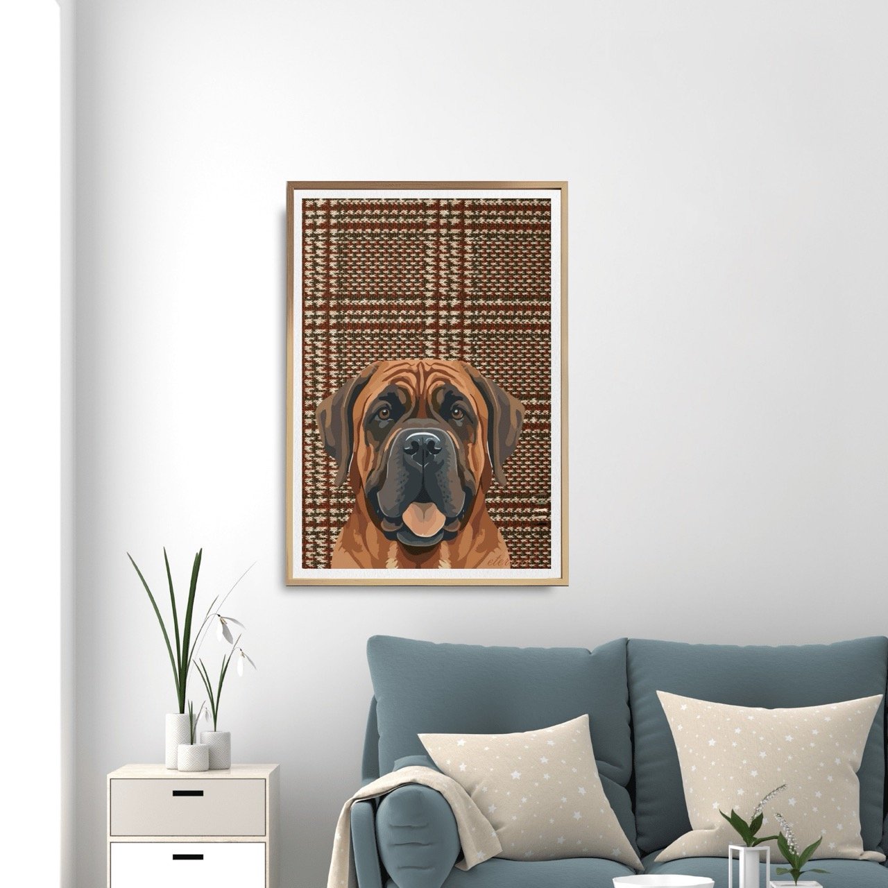 Boxer Dog Wall Art Print - Sydney Artist, Eternal Art Prints - Eternal Art & Design