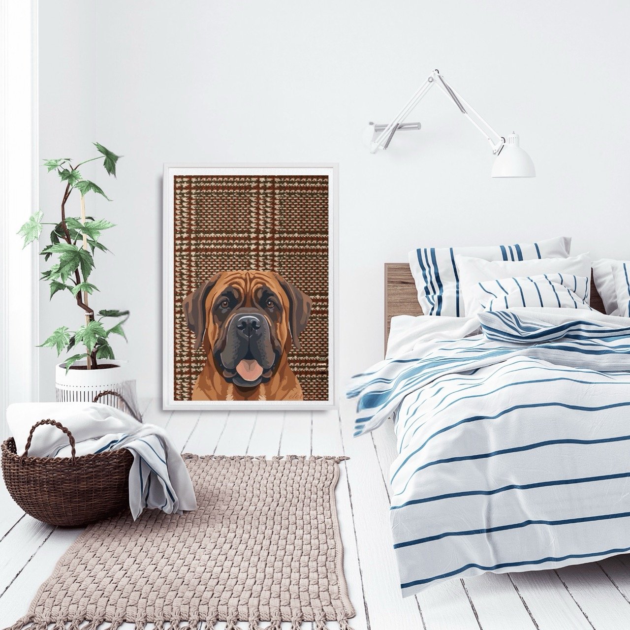 Boxer Dog Wall Art Print - Sydney Artist, Eternal Art Prints - Eternal Art & Design