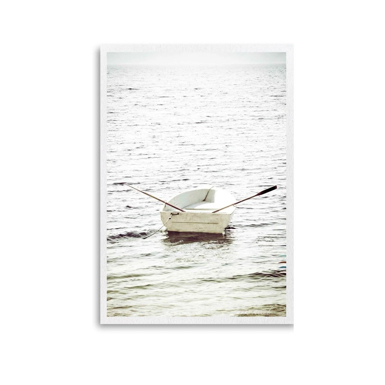 Nautical Rustic Tranquil Rowboat Wall Art Print, Eternal Art Prints - Eternal Art & Design