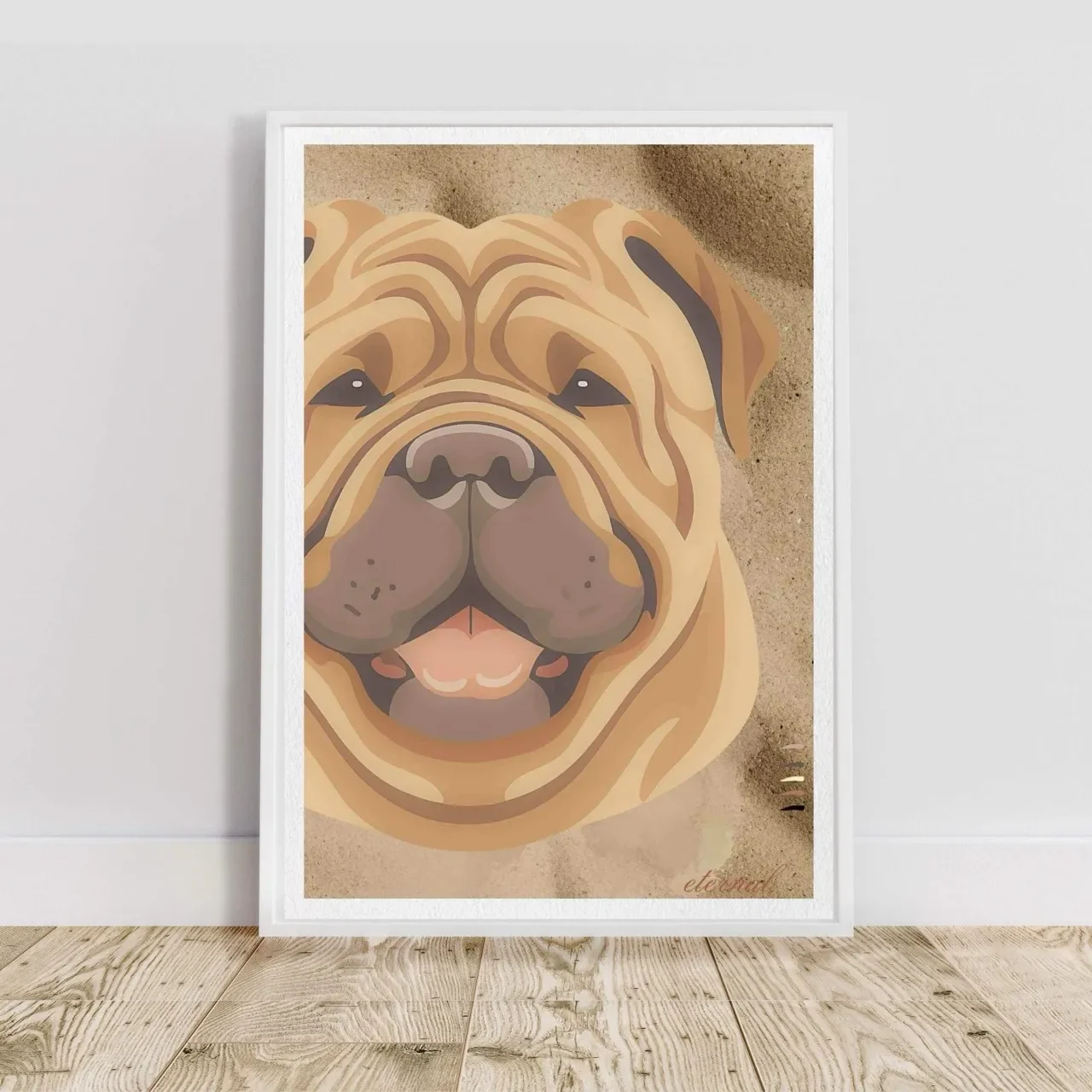 white framed print A10023 Large cnr_converted.webp