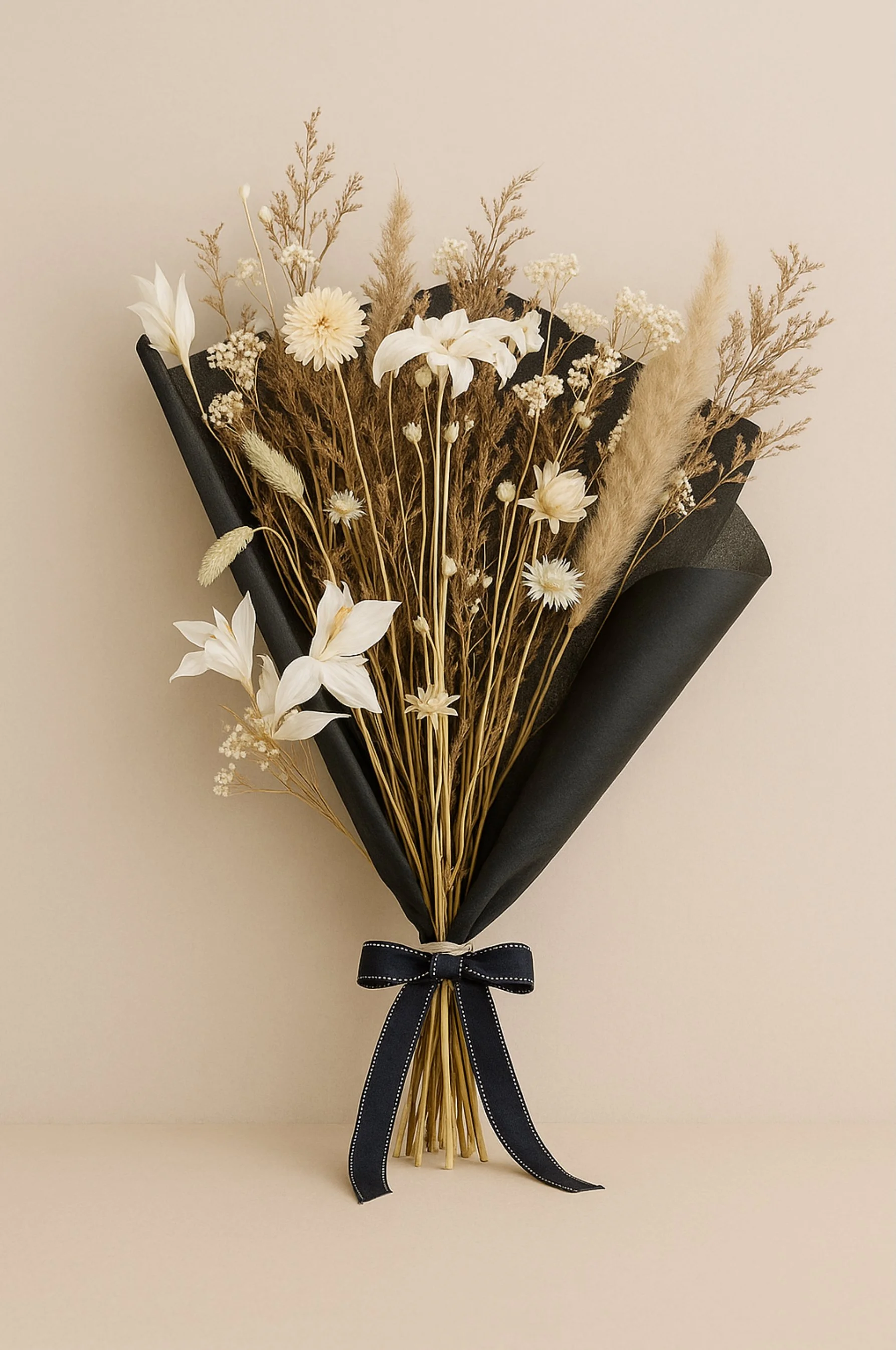 Desert Sands Bouquet Wrapped - Eternal Stems. Handcrafted dried & preserved arrangement - Eternal Art & Design