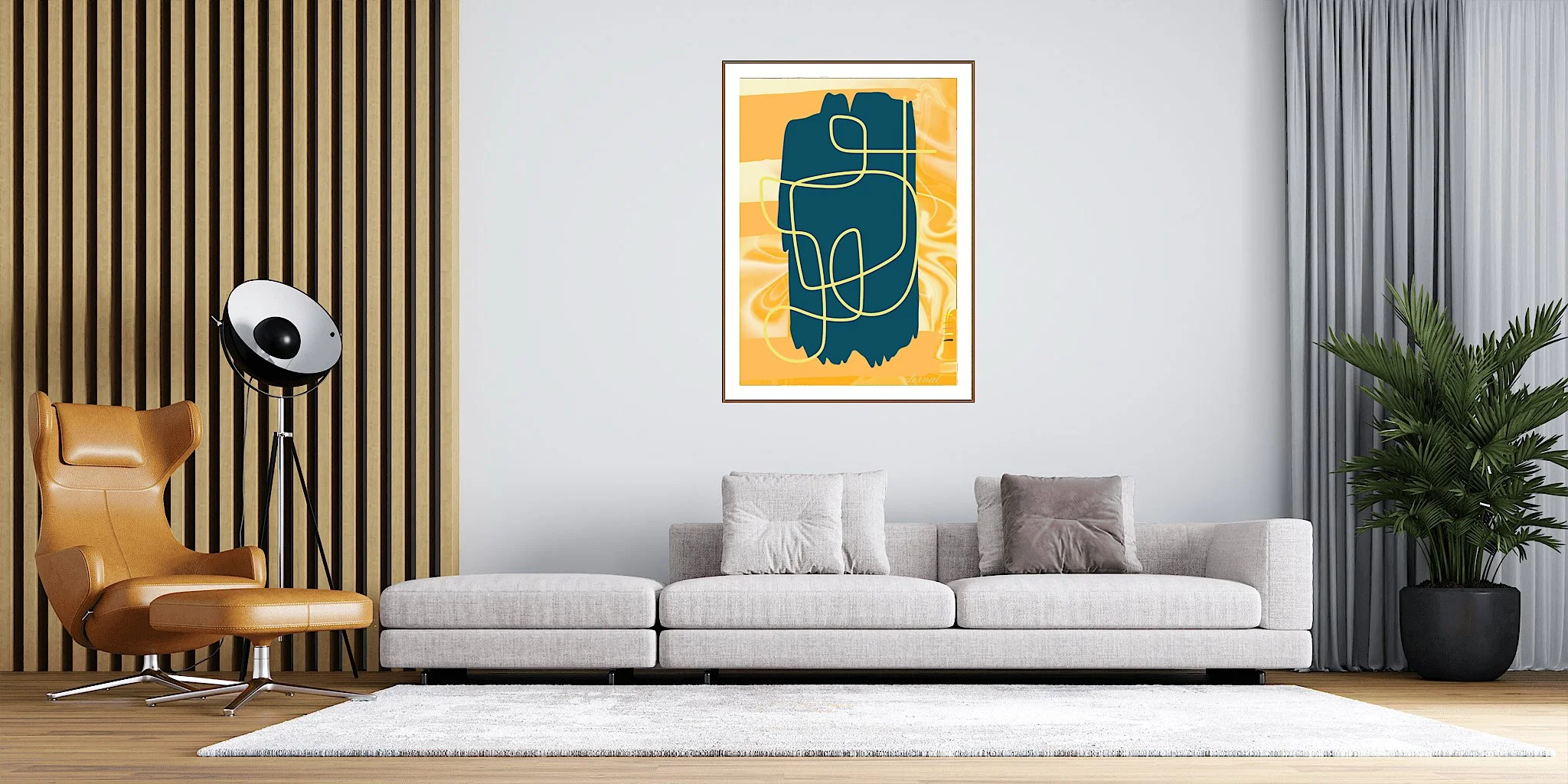 Abstract Lines 2 Art Print - Sydney Artist, Eternal Art & Design - Eternal Art & Design