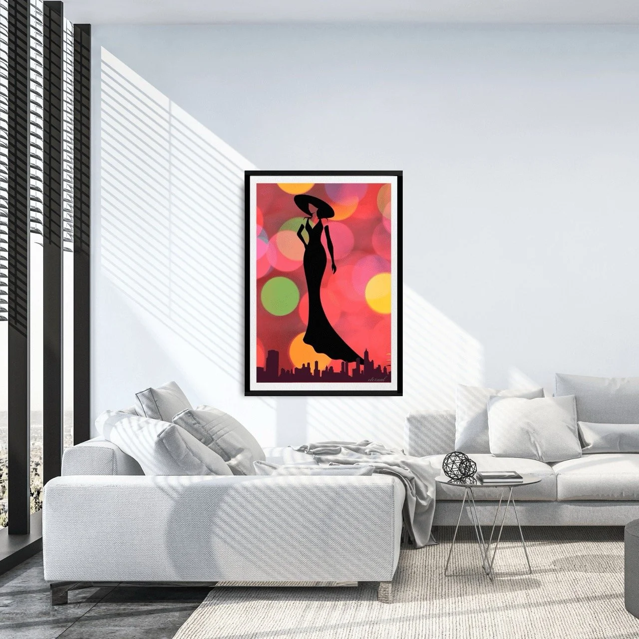 Rainbow Icon in the City Art Print - Sydney Artist, Eternal Art Prints - Eternal Art & Design