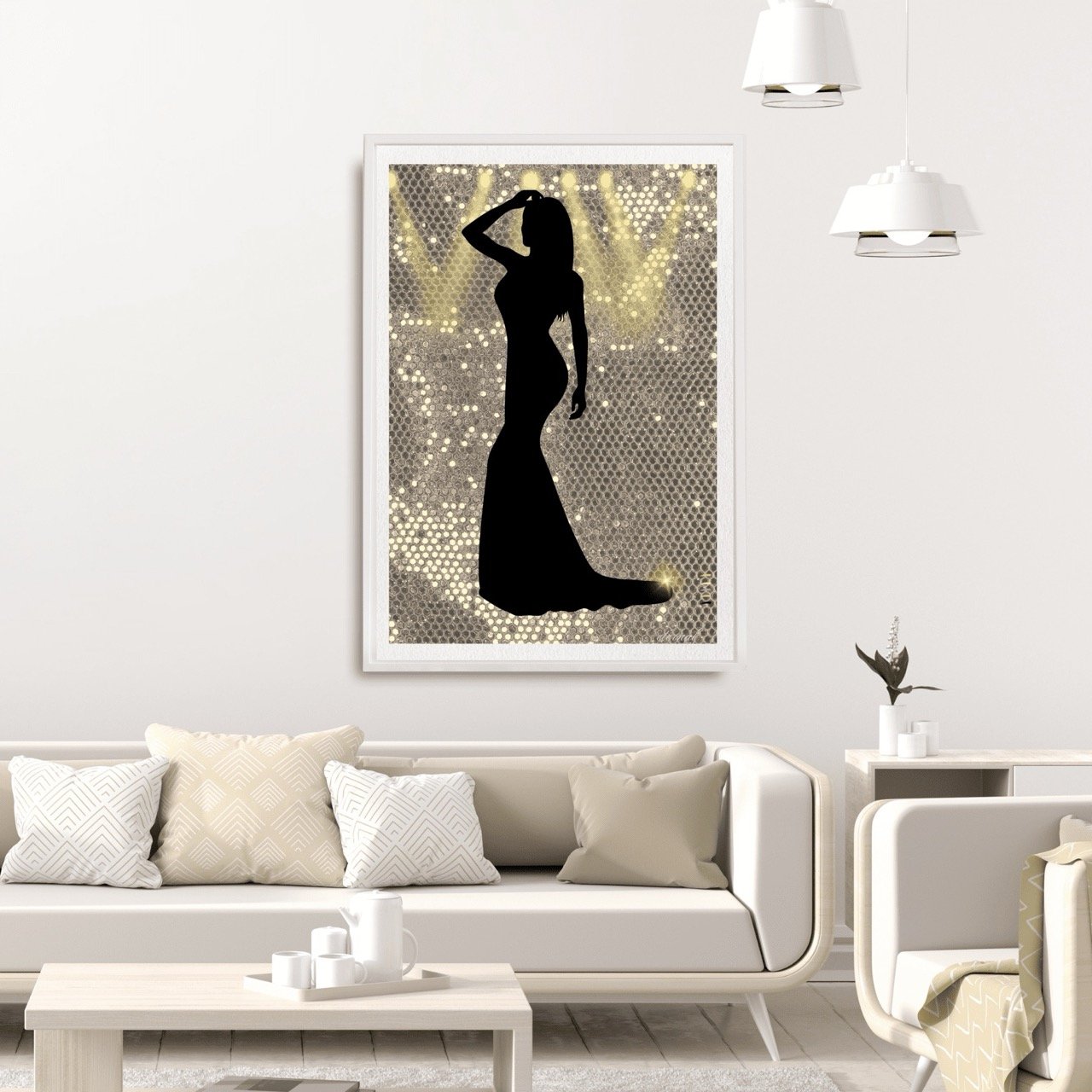 Silhouette on Stage Art Print - Sydney Artist, Eternal Art Prints - Eternal Art & Design