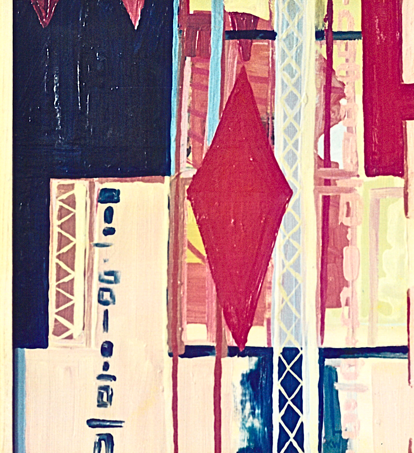Red Diamond | oil on board | 210mmw x 297mmh