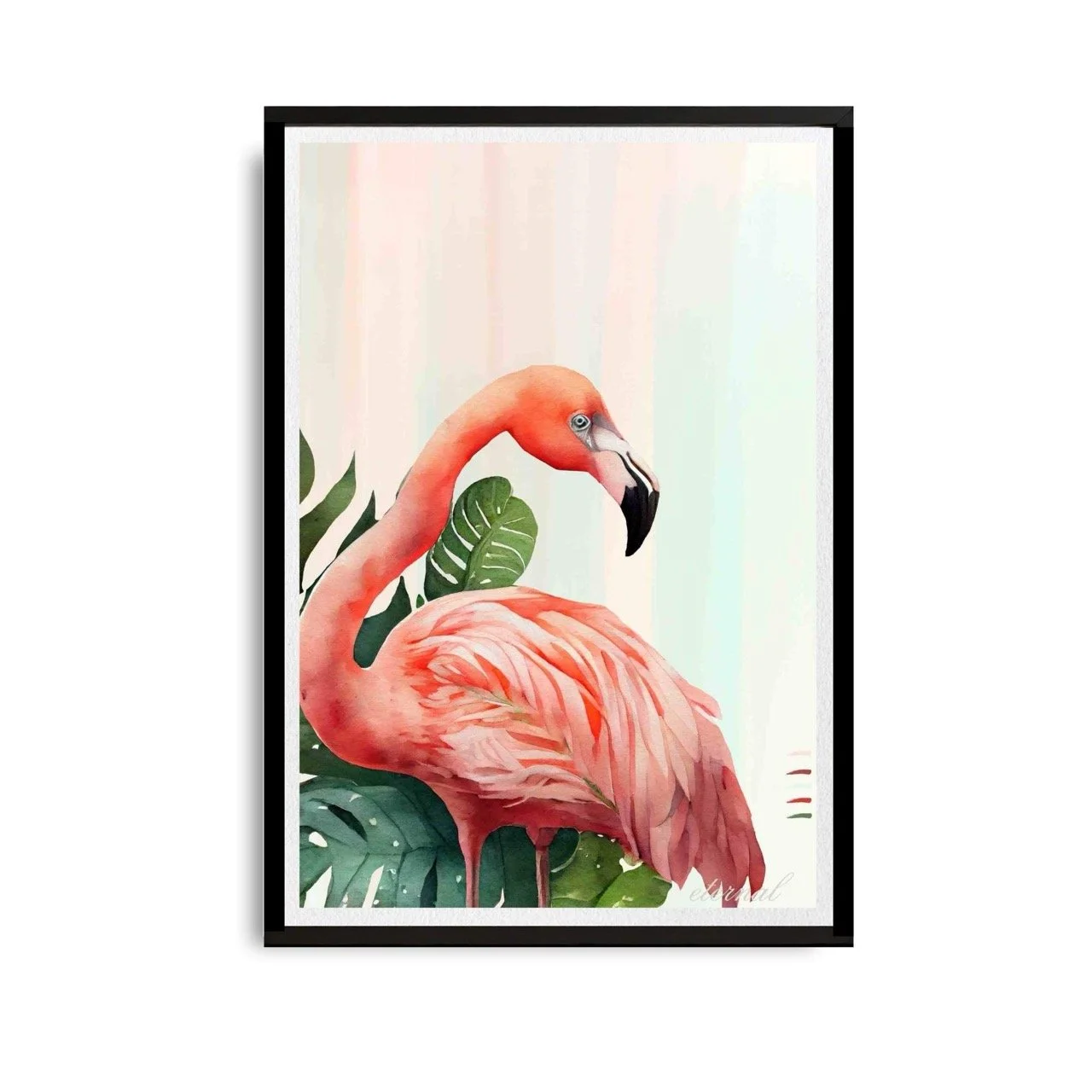 Elegant Flamingo Wall Art Print - Sydney Artist, Eternal Art Prints