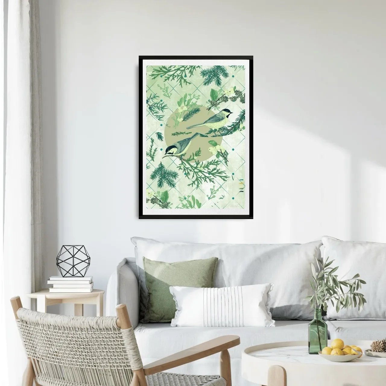 black framed oriental print. I10012 Large_converted.webp