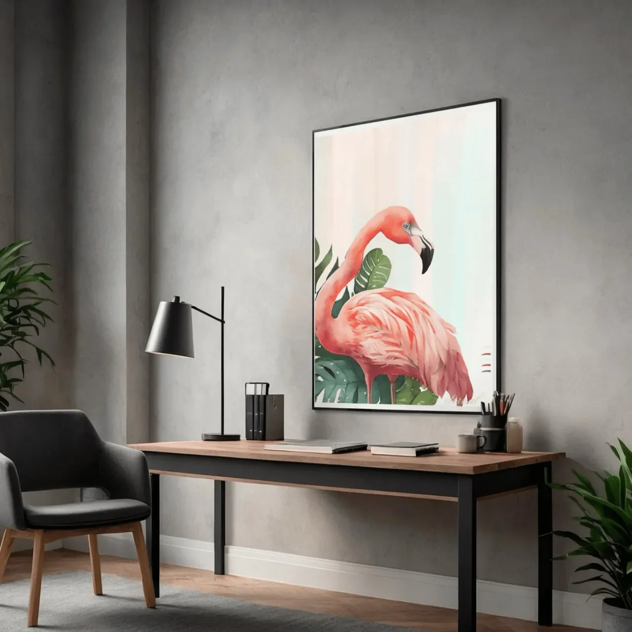 black-framed-flamingo-print1.-A10038 Large_converted.webp
