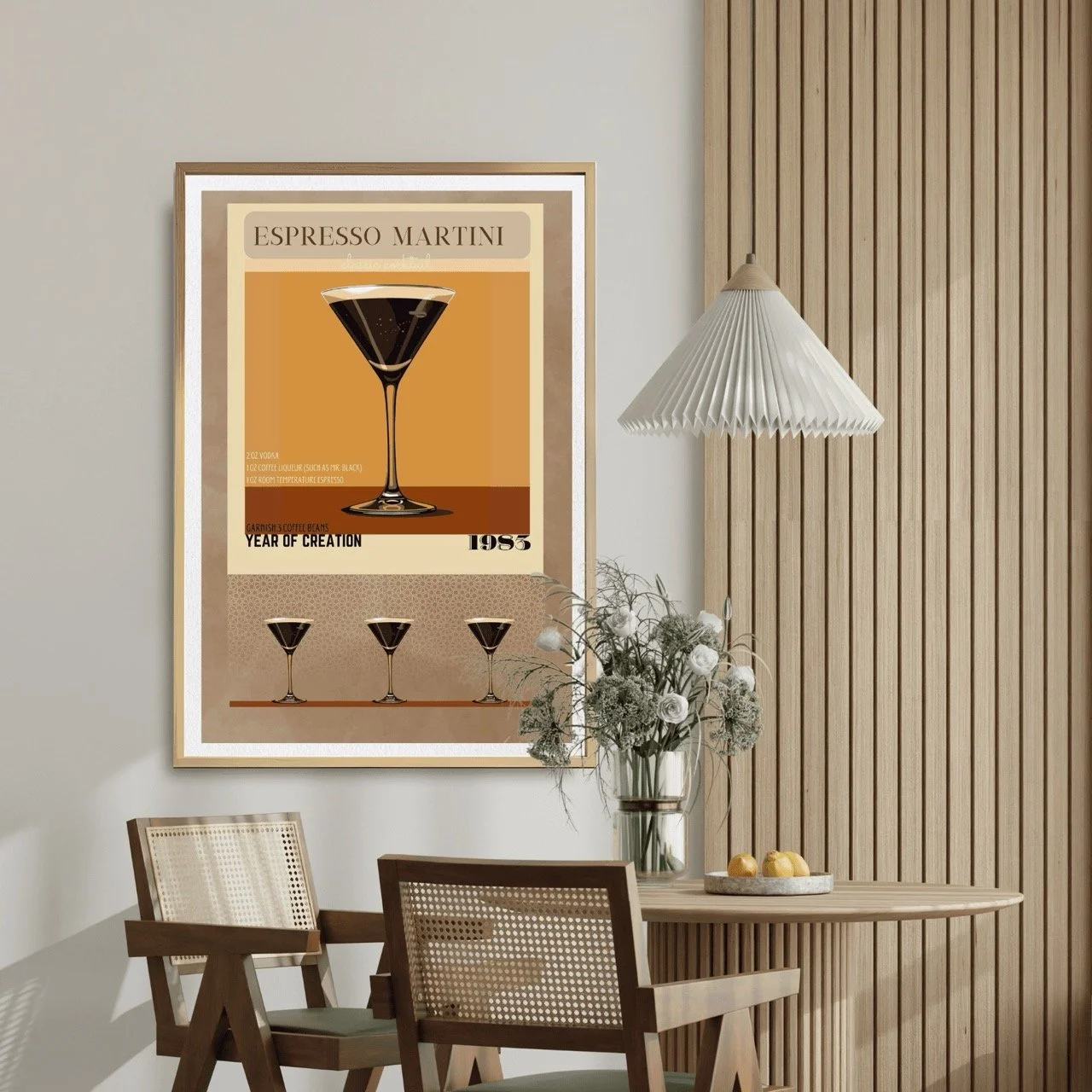 Espresso Martini Cocktail Culture Wall Art Print, Eternal Art Prints - Eternal Art & Design