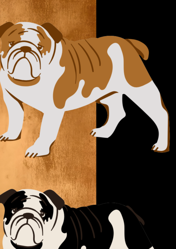 French Bulldog Wall Art Print - Sydney Artist, Eternal Art & Design - Eternal Art & Design