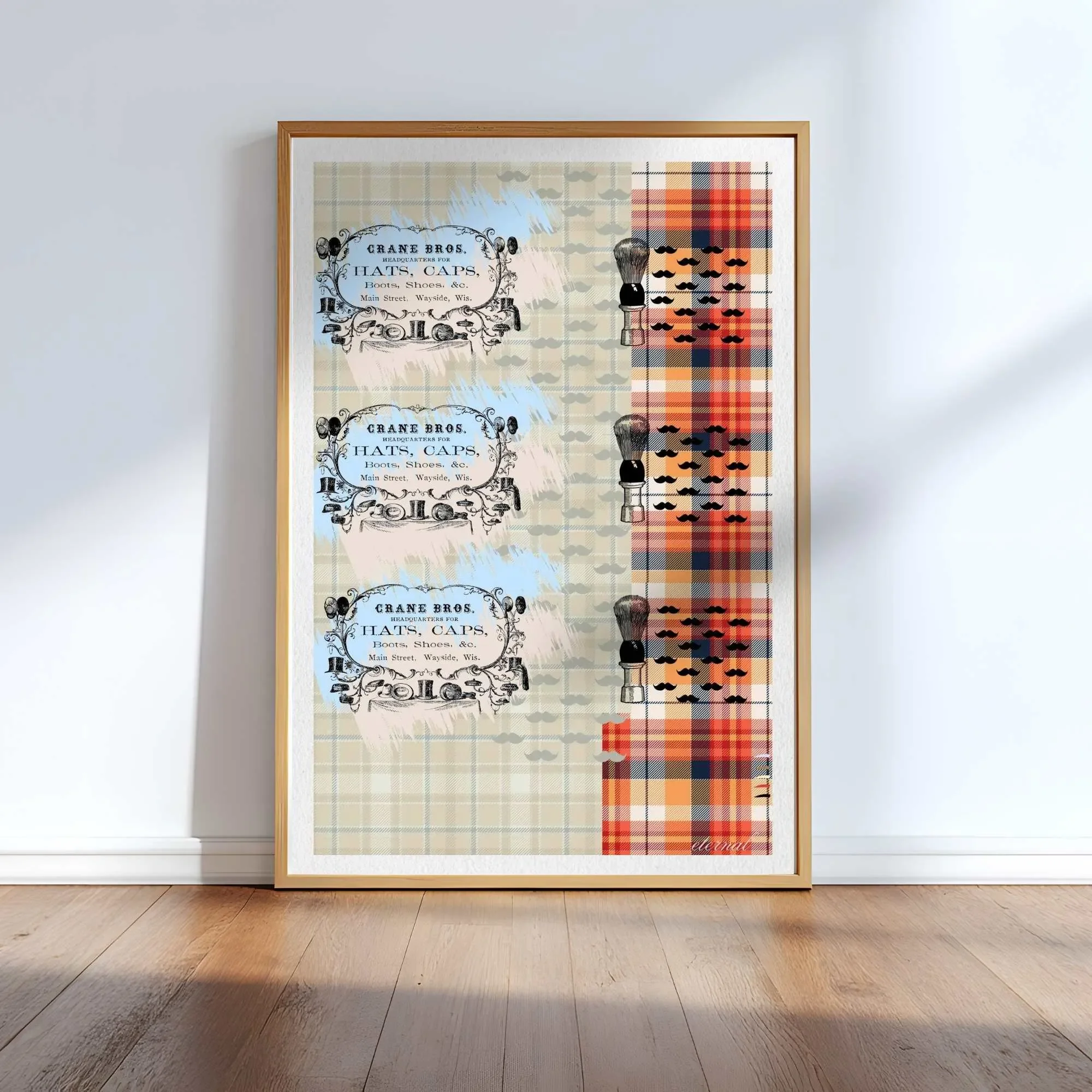 oak framed retro print N10069 cnr_converted.webp