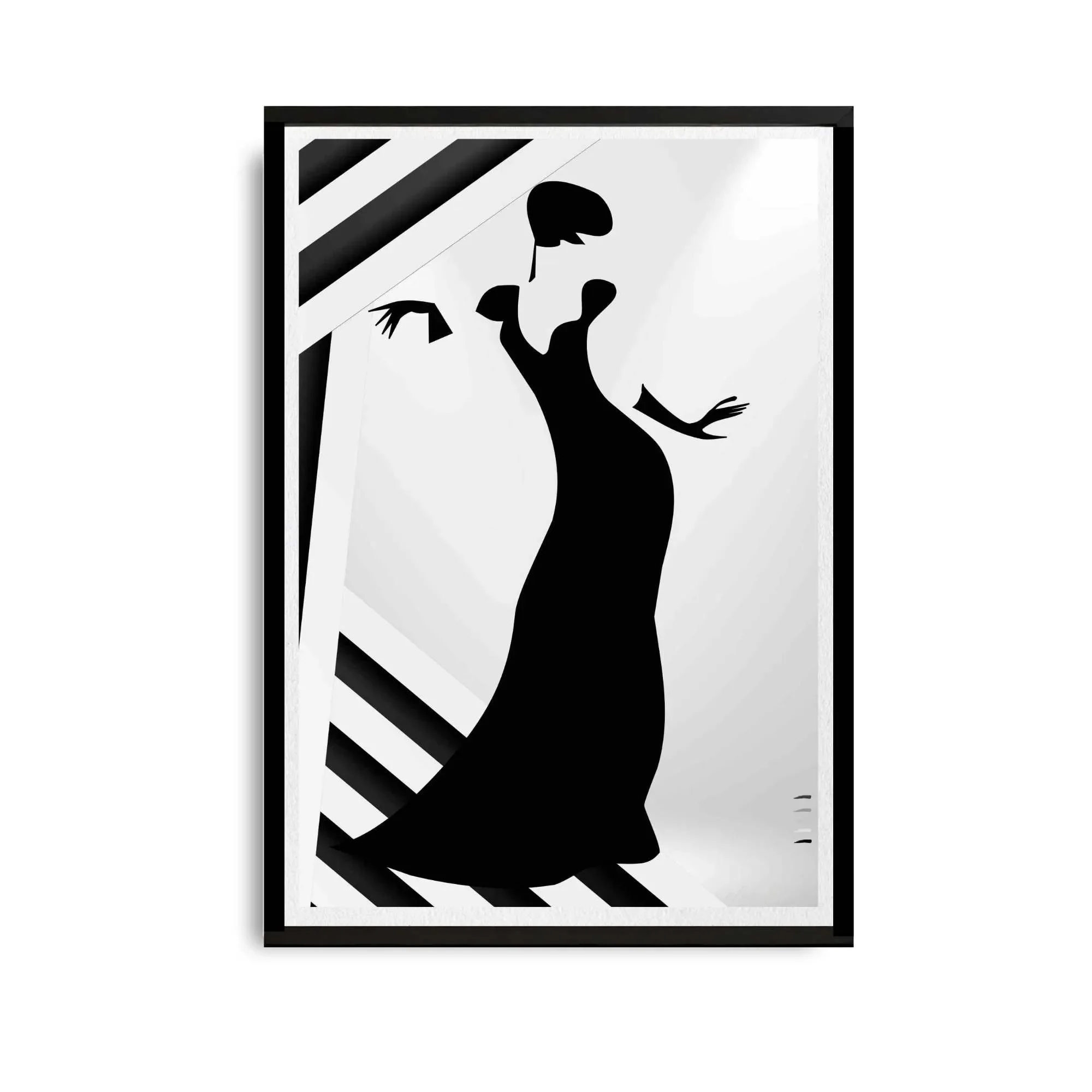 black framed print. N10050 wht bg_converted.webp
