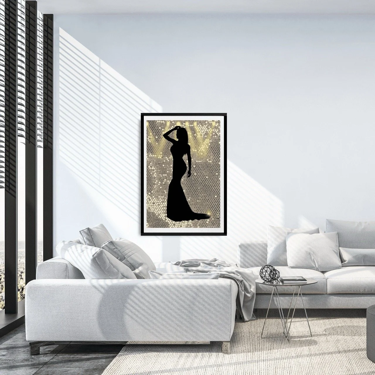 Silhouette on Stage Art Print - Sydney Artist, Eternal Art Prints - Eternal Art & Design