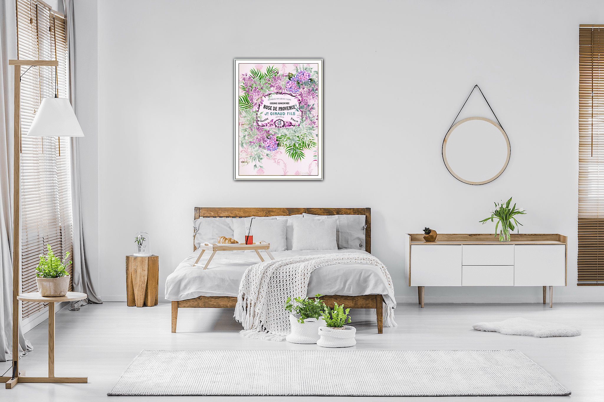 "Rose de Provence" Botanical Print - Special Edition Wall Art Eternal Art & Design - Eternal Art & Design