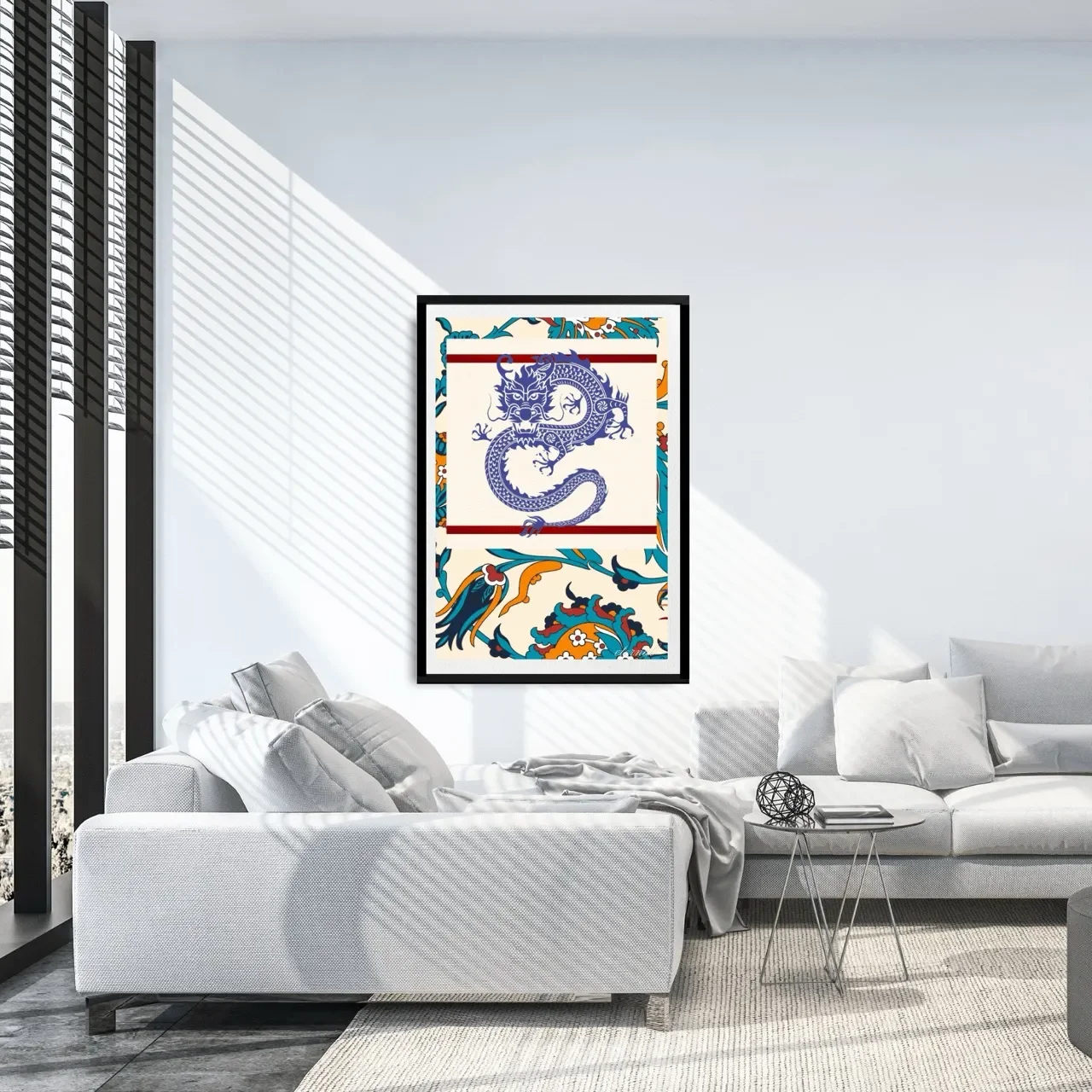 black framed oriental print. I10010 (2) Large_converted.webp