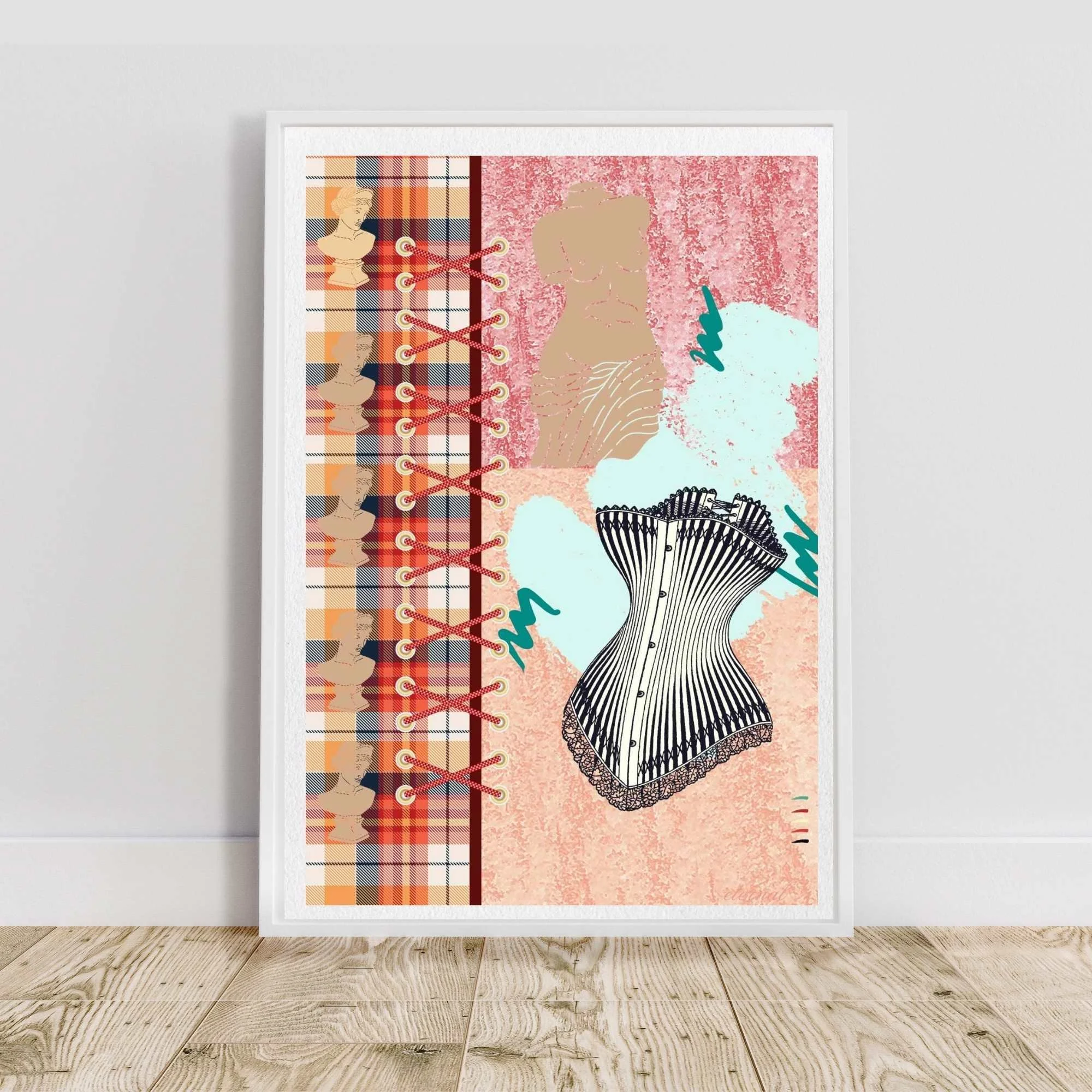 Vintage Corset Art Print, Sydney Artist - Eternal Art Prints - Eternal Art & Design