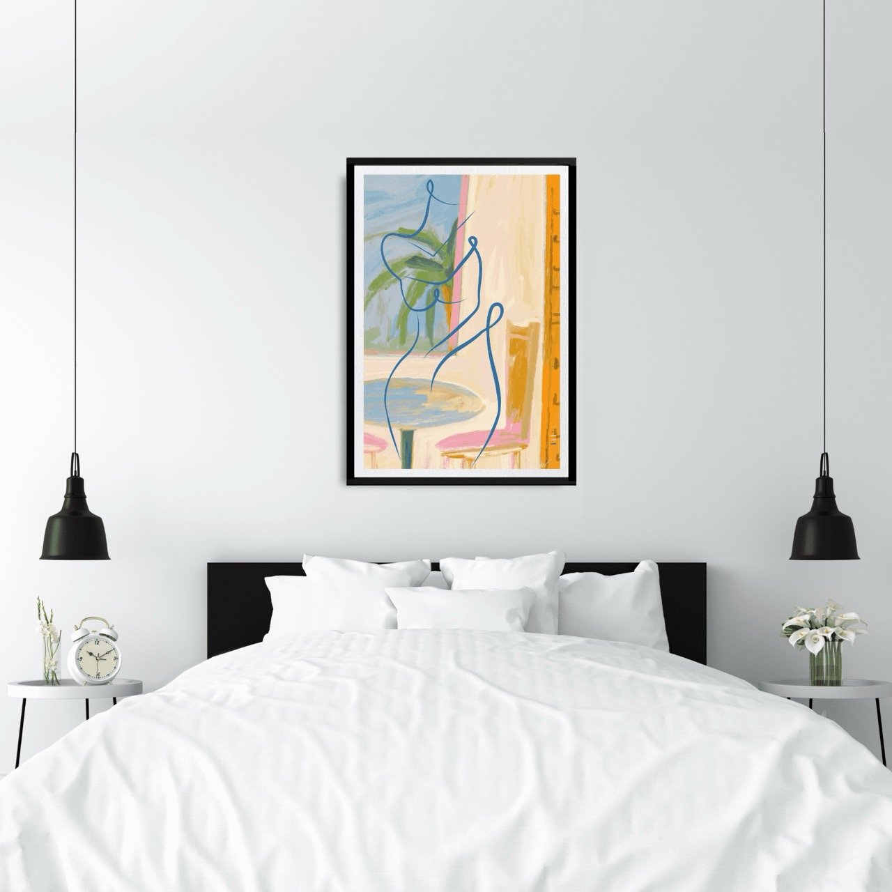 Nude Female with Summery Interior Art Print, Sydney Artist - Eternal Art Prints - Eternal Art & Design