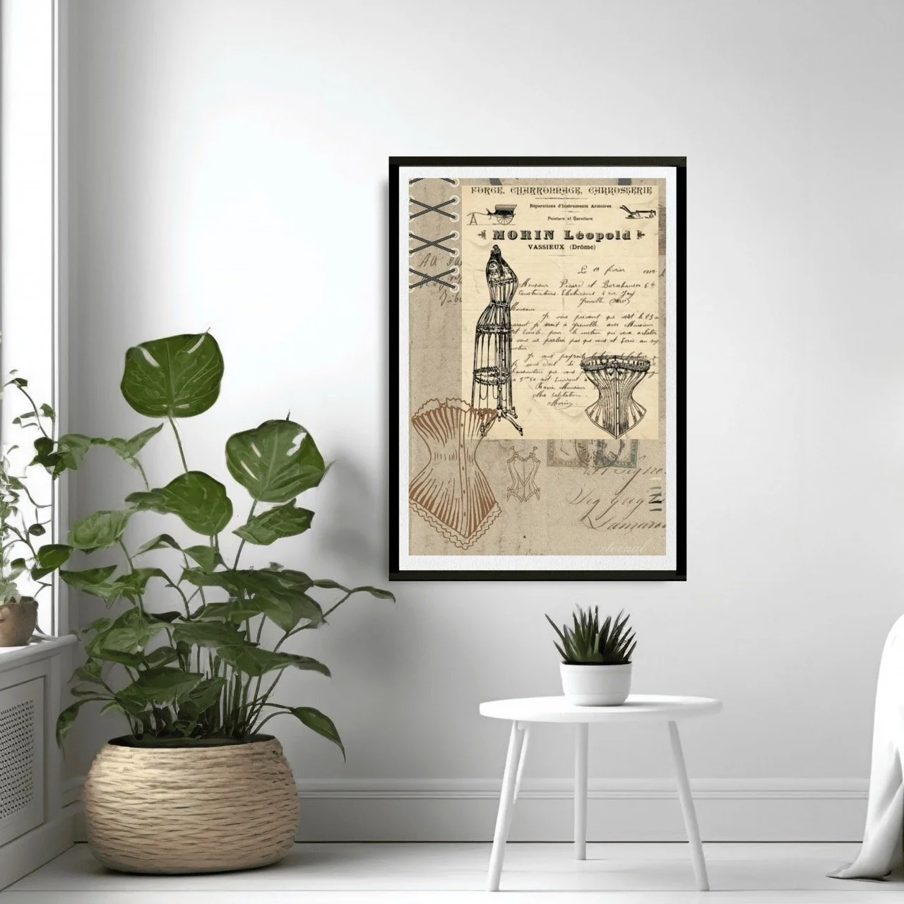 Vintage Corsetry Wall Art Print , Eternal Art Prints - Eternal Art & Design