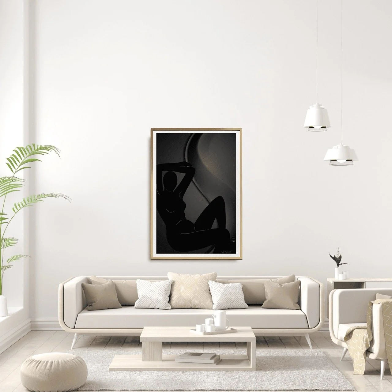 Female Mystic Silhouette Art Print, Sydney Artist - Eternal Art & Design - Eternal Art & Design