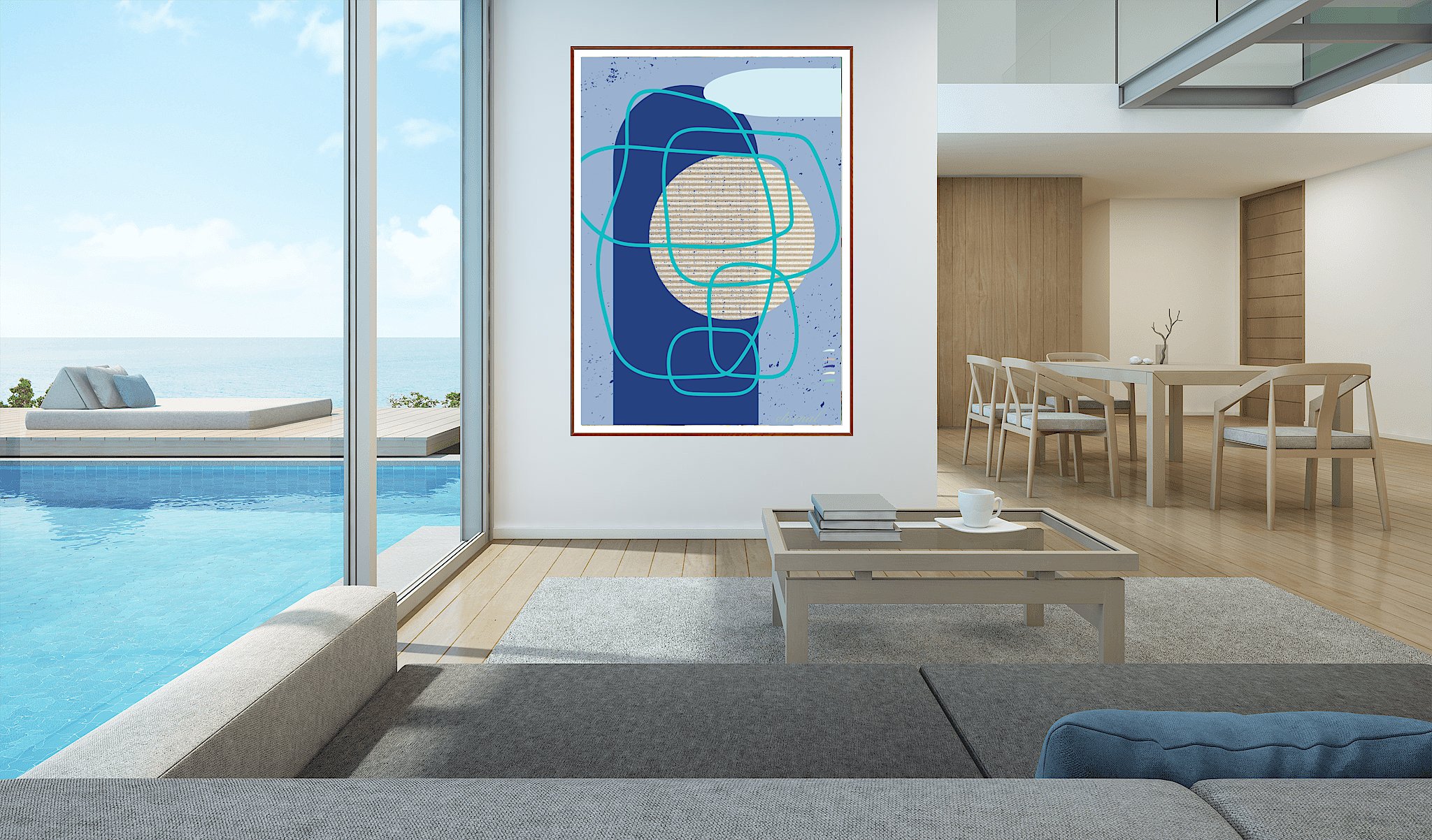 Abstract Lines 3 Art Print - Sydney Artist, Eternal Art & Design - Eternal Art & Design