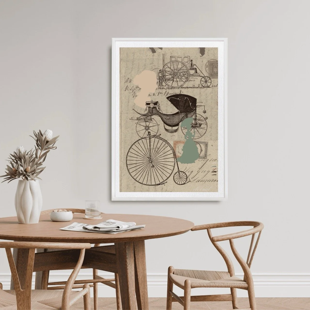 Vintage Cart and Buggy Wall Art Print, Eternal Art Prints - Eternal Art & Design