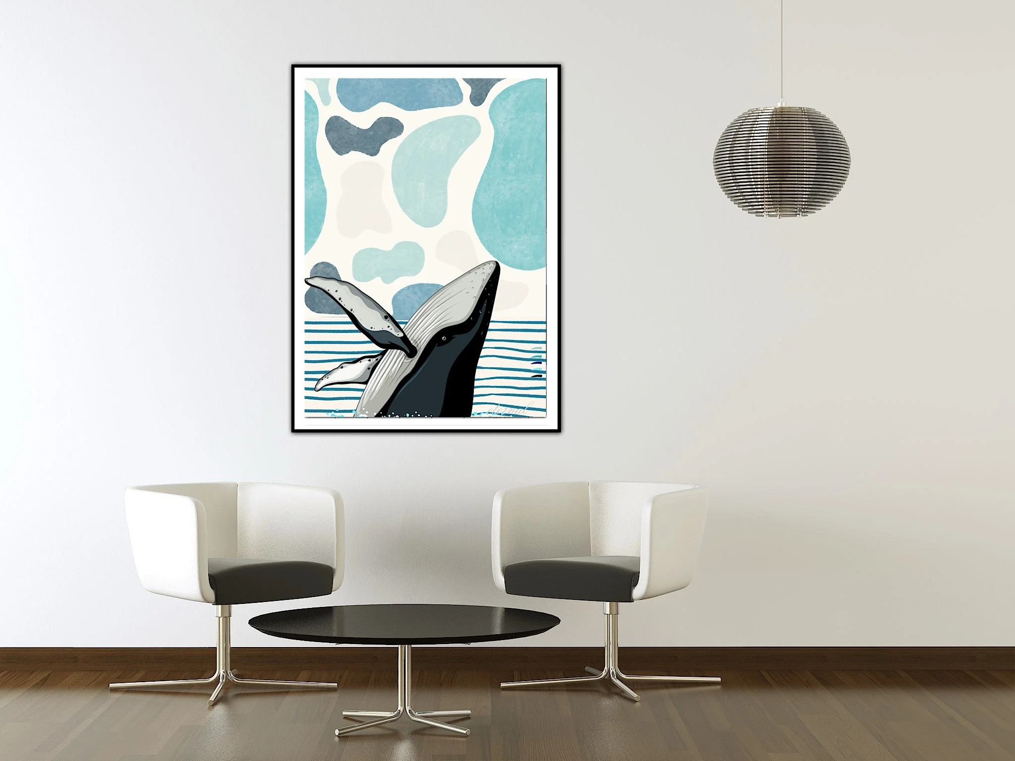 Humpback Whale Wall Art - Eternal Art & Design