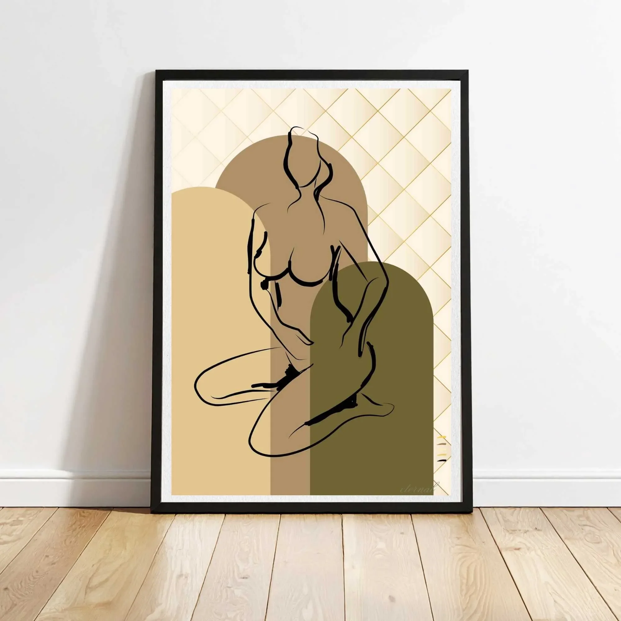 Female Figurative Nude in Archway Art Print, Sydney Artist - Eternal Art Prints