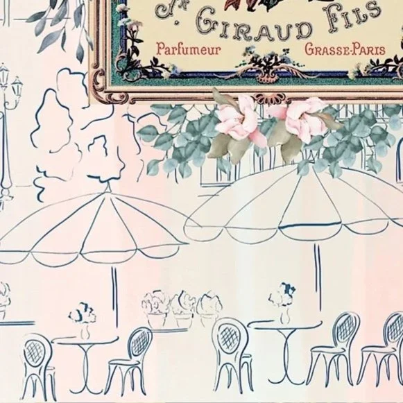 Parisian Cityscape Botanical Print - Special Edition Wall Art Eternal Art & Design - Eternal Art & Design