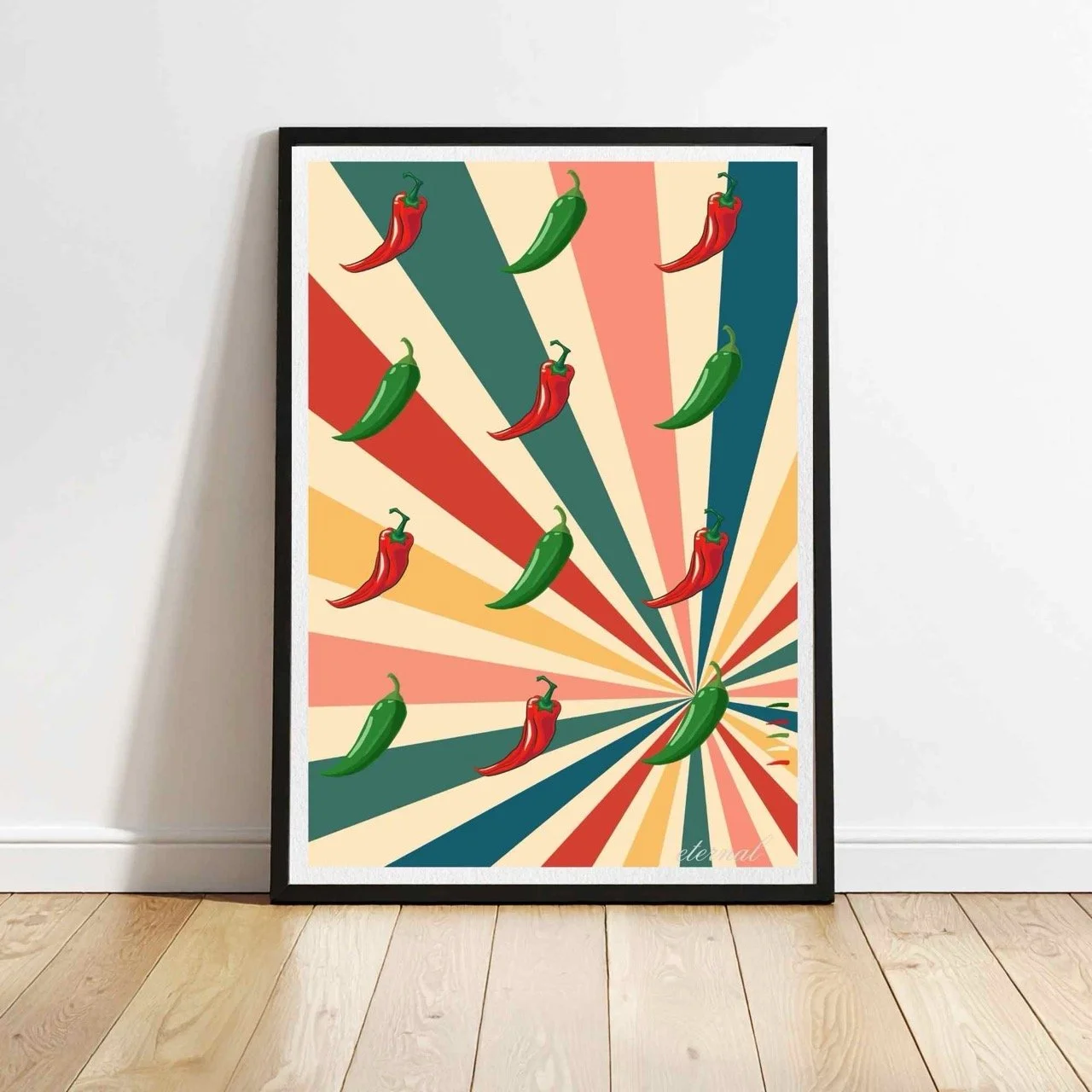 black framed chilli print I10058 Large cnr.jpeg