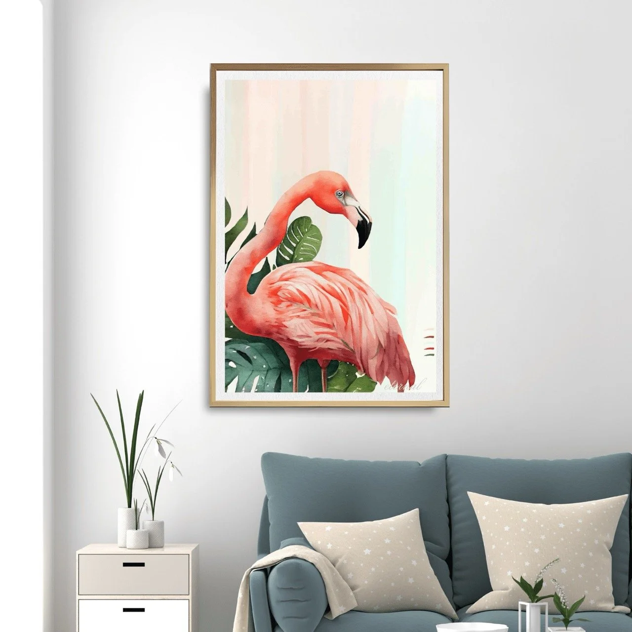 oak-framed-flamingo-print3.-A10038 Large.jpeg