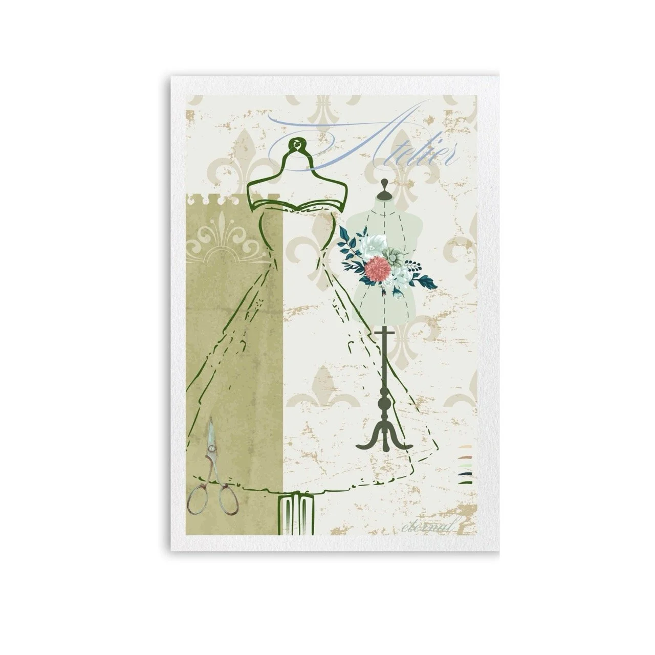 Atelier Fashion Mannequins Art Print, Eternal Art Prints Sydney - Eternal Art & Design