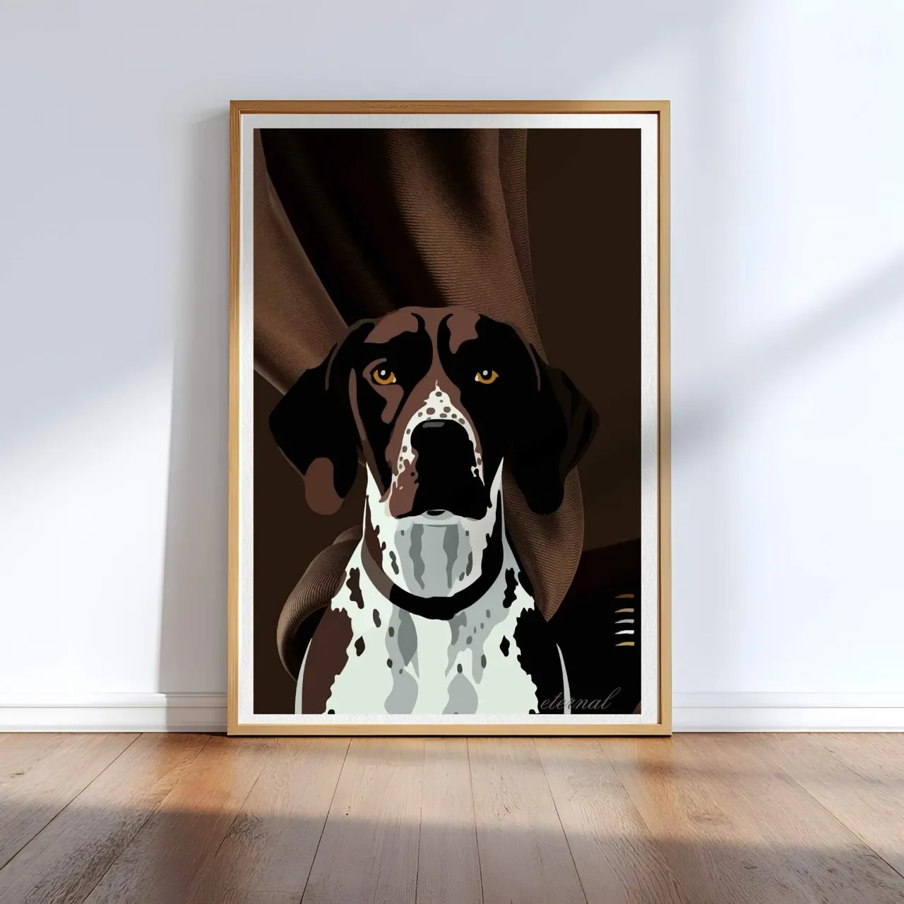 German Shorthair Pointer Dog Wall Art Print - Sydney Artist, Eternal Art & Design