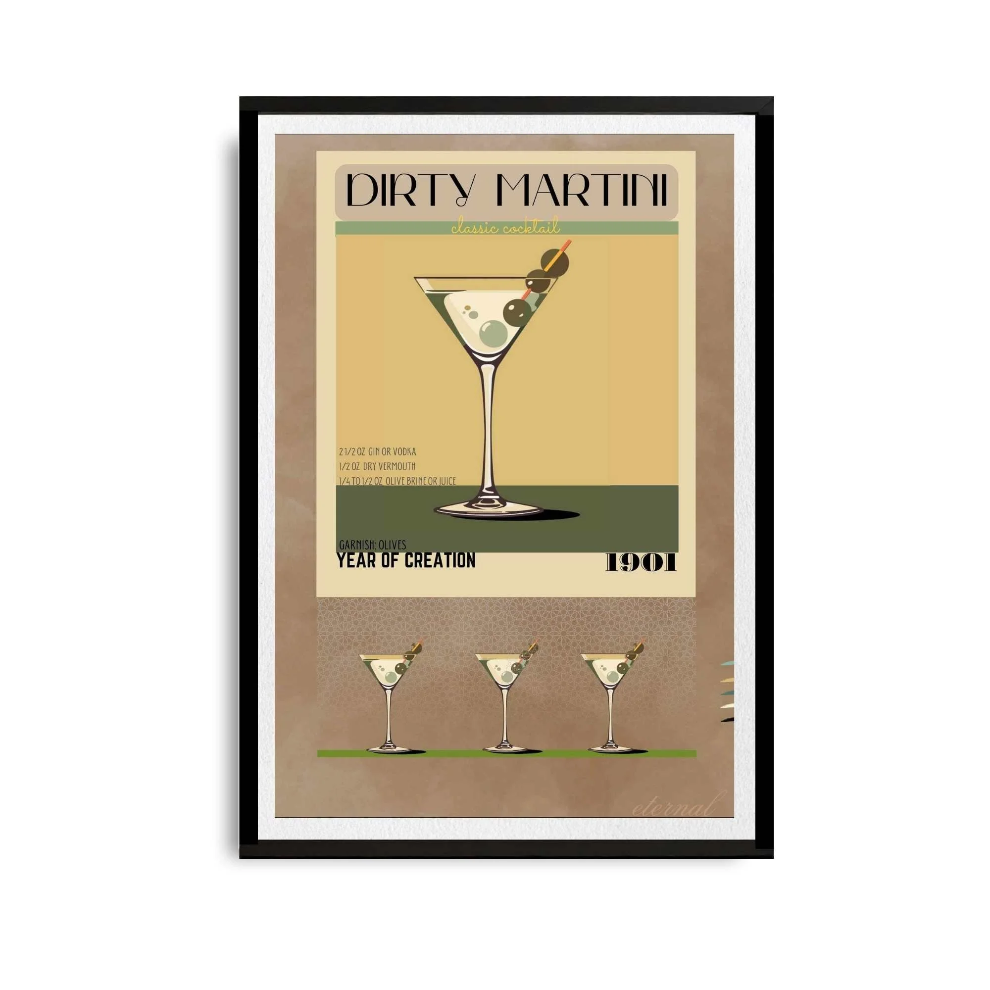 black framed print. I10083 wht bg.jpg