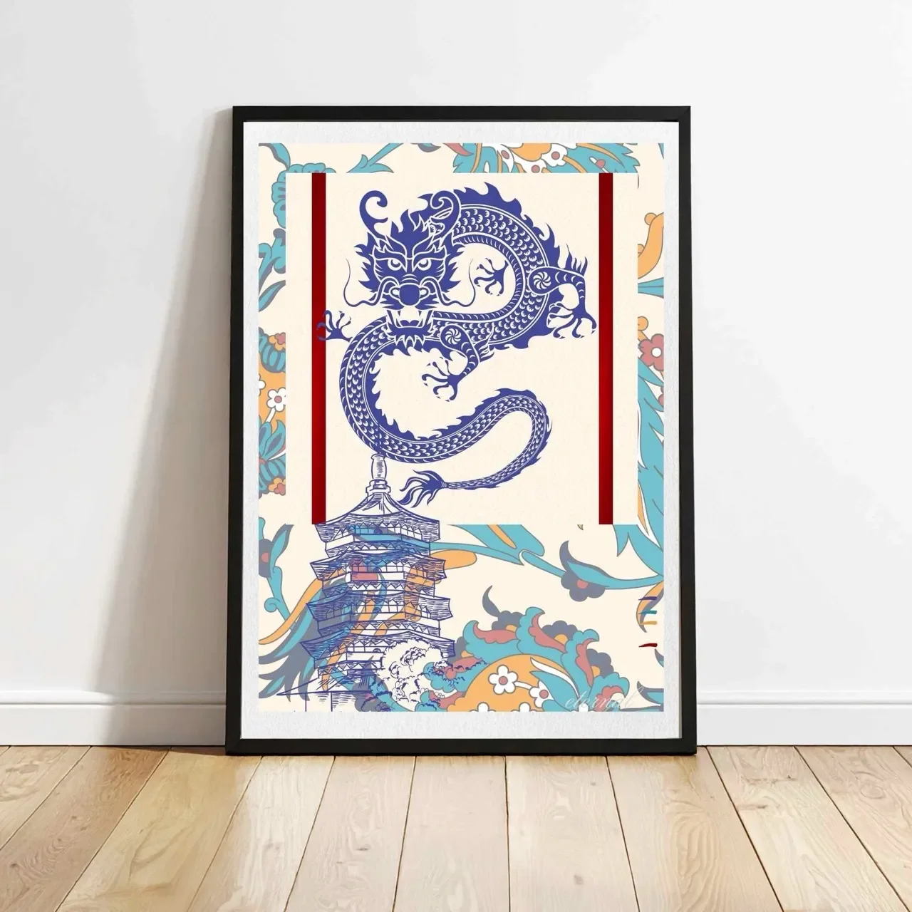 black framed print I10008 Large cnr_converted.webp