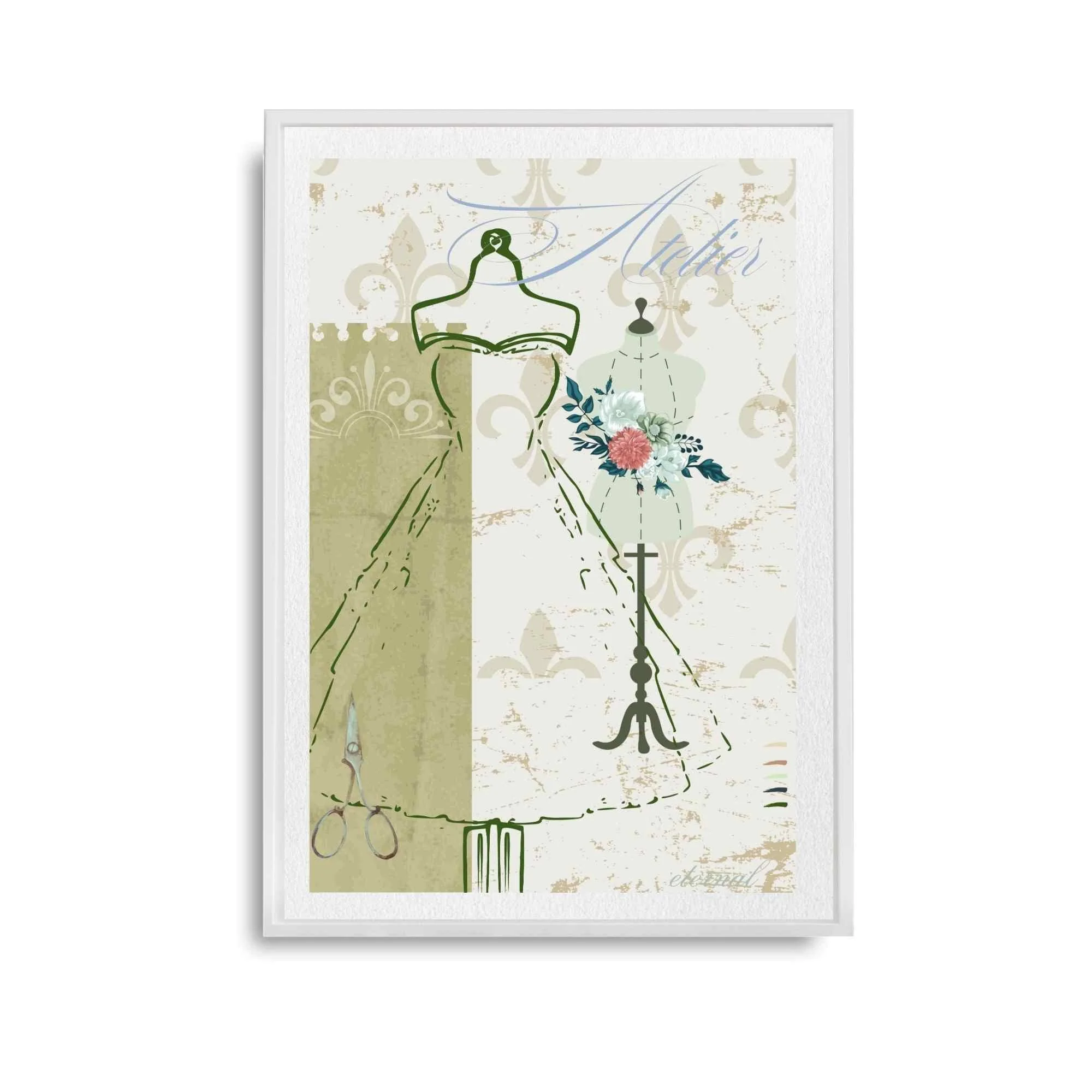 Atelier Fashion Mannequins Art Print, Eternal Art Prints Sydney - Eternal Art & Design