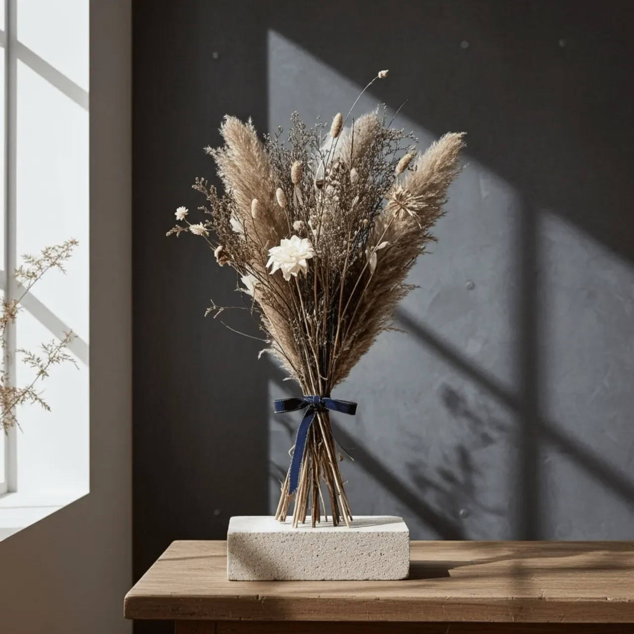 Large "Desert Sands" Dried & Preserved Arrangement - Neutral Home Decor (70cm) -. Handcrafted dried & preserved arrangement